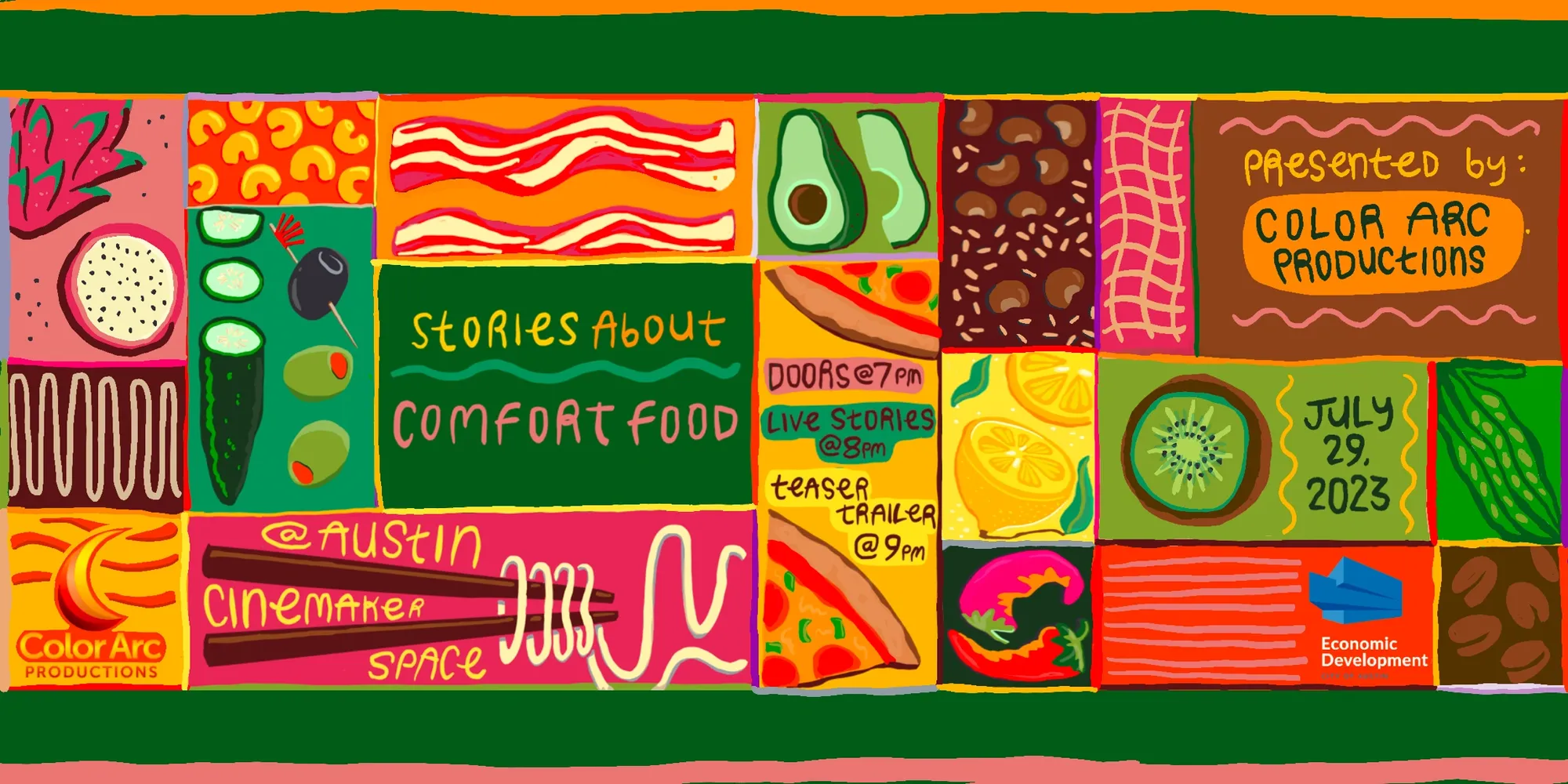 Color Arc Productions Presents: STORIES ABOUT COMFORT FOOD