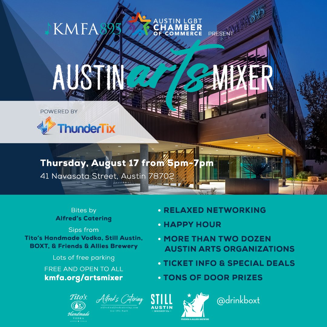 KMFA Classical 89.5 and the Austin LGBT Chamber of Commerce Presents: Austin Arts Mixer