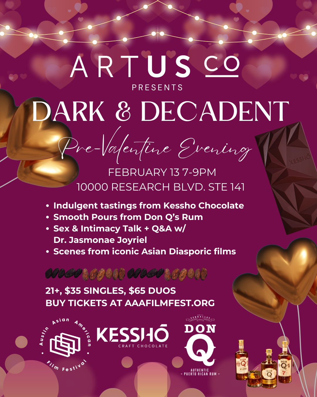 Dark &amp; Decadent Pre-Valentine Night