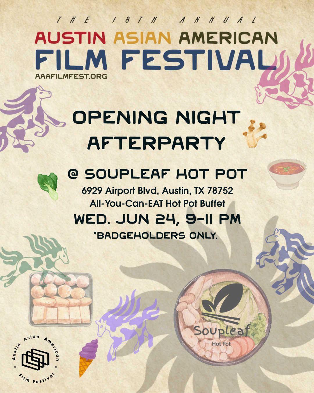 Badgeholders Opening Night Afterparty