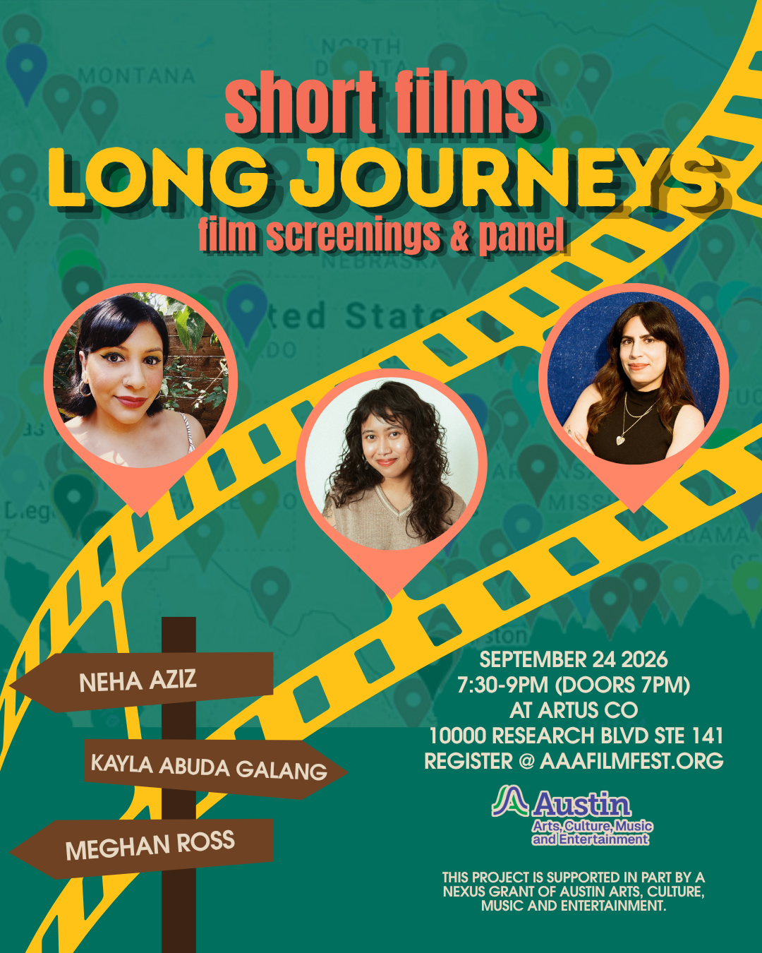 Short Films, Long Journeys: Screening &amp; Panel