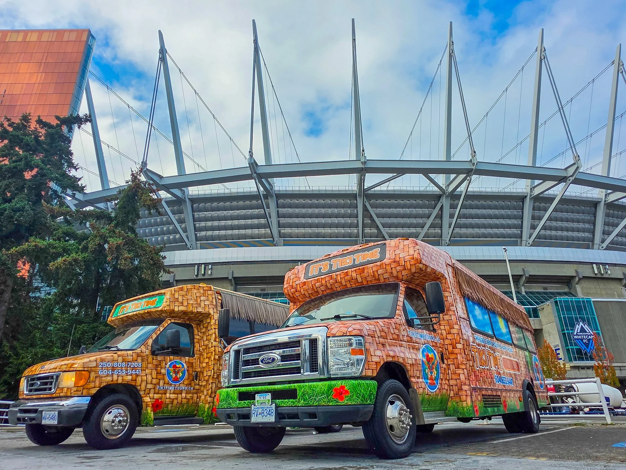 Going to a concert, game or big event in Vancouver? Make the ride part of the night. The Tiki Bus comes with karaoke, party lights and Bluetooth, so the fun starts long before you get to BC Place or Rogers Arena.

With big events coming up all fall, 