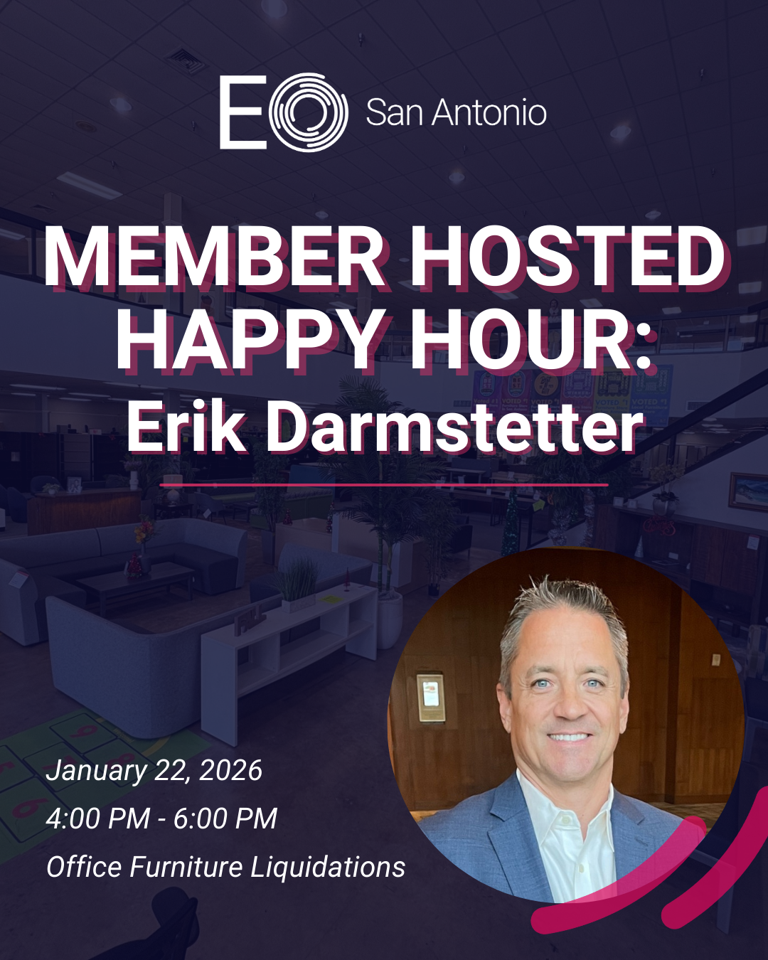 Member Hosted Happy Hour: Erik Darmstetter