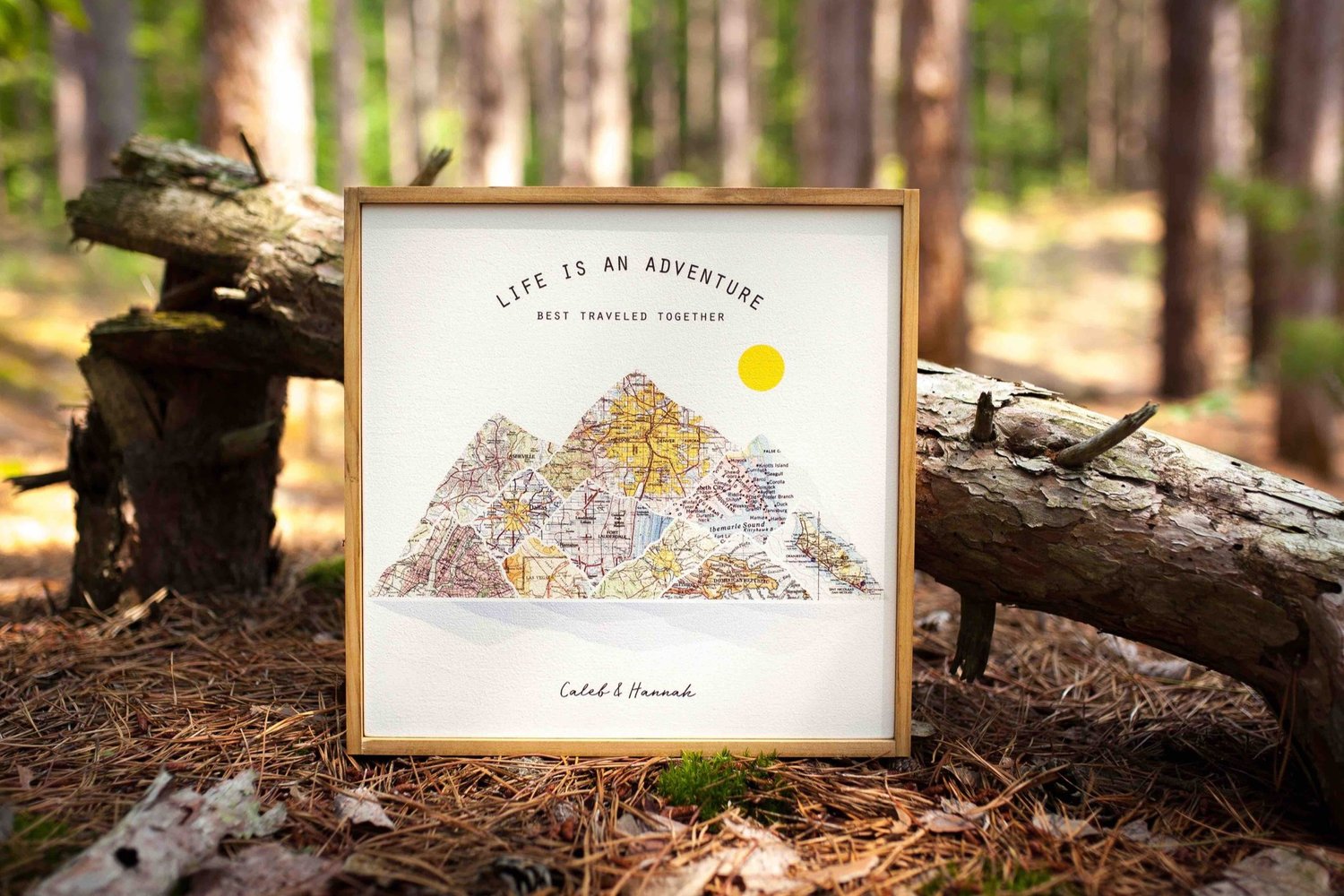 Personalized Wooden Book Our Adventures World Map Travel Photo Album  Personalized Engraved Magazine Gift Wedding Anniversary Celebration 