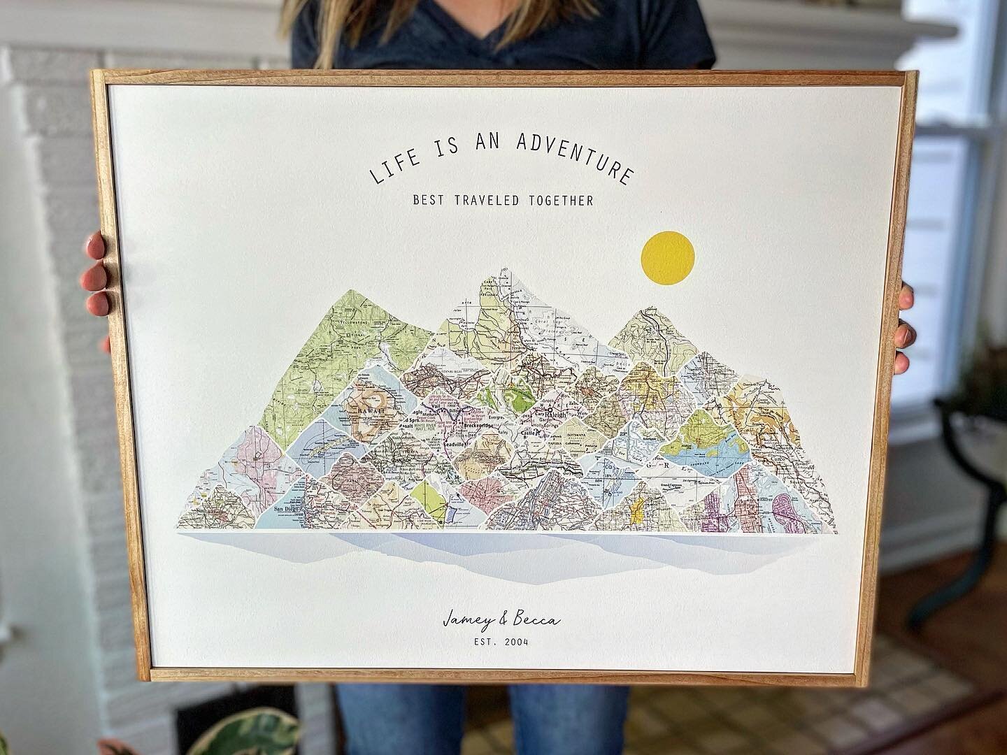 **Our biggest print yet** 

This one was so fun! This customer actually narrowed down her list from about 55 to start and this is what we ended up with!

#journeyprintshop #maps #vintageart #etsyseller #etsyshops #entrepreneurlife #madetoorder #custo