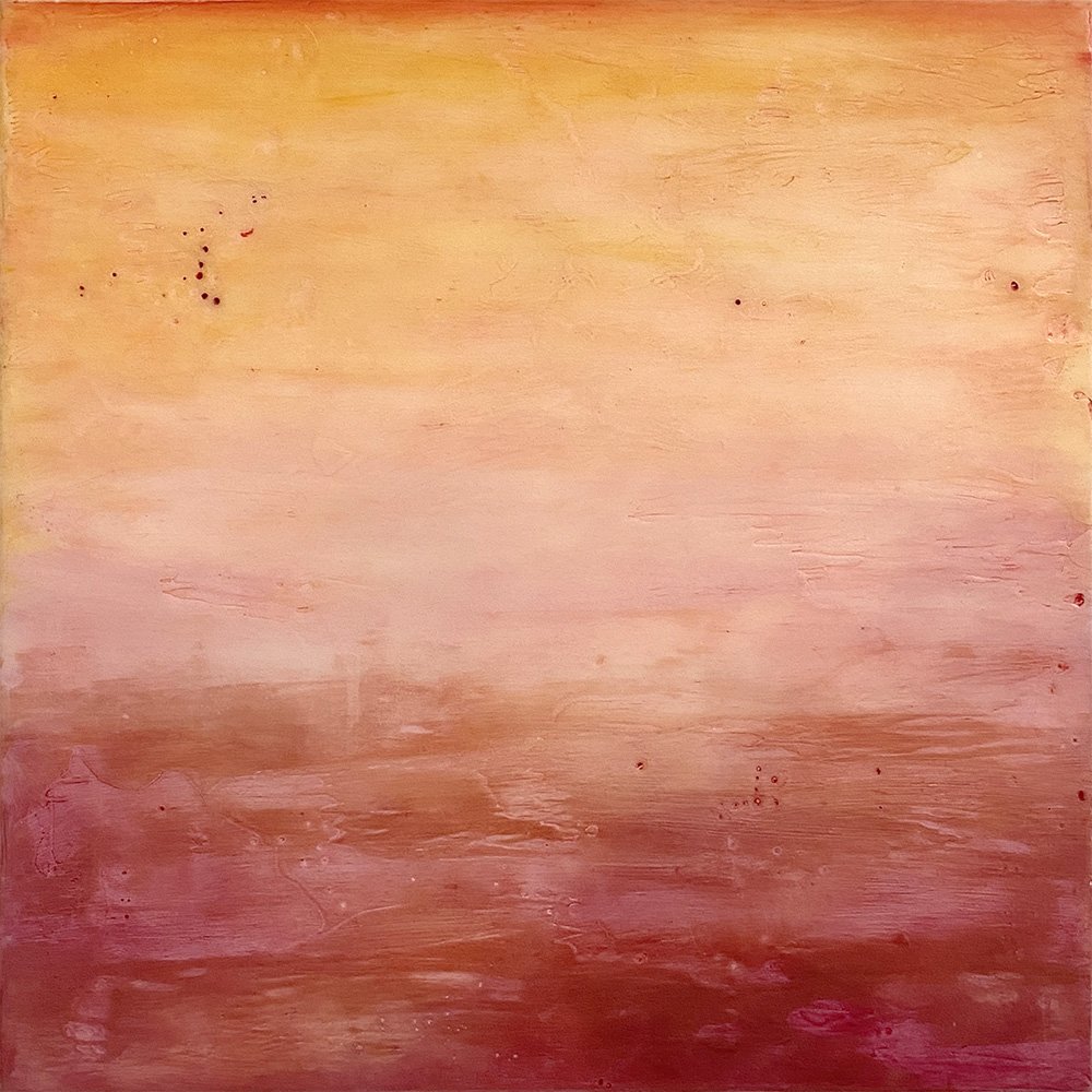 Pale Sunset - 13"X13"