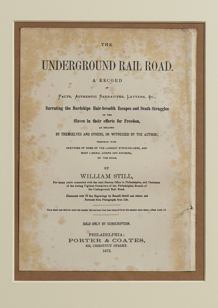 Underground Railroad — Chesapeake Heartland