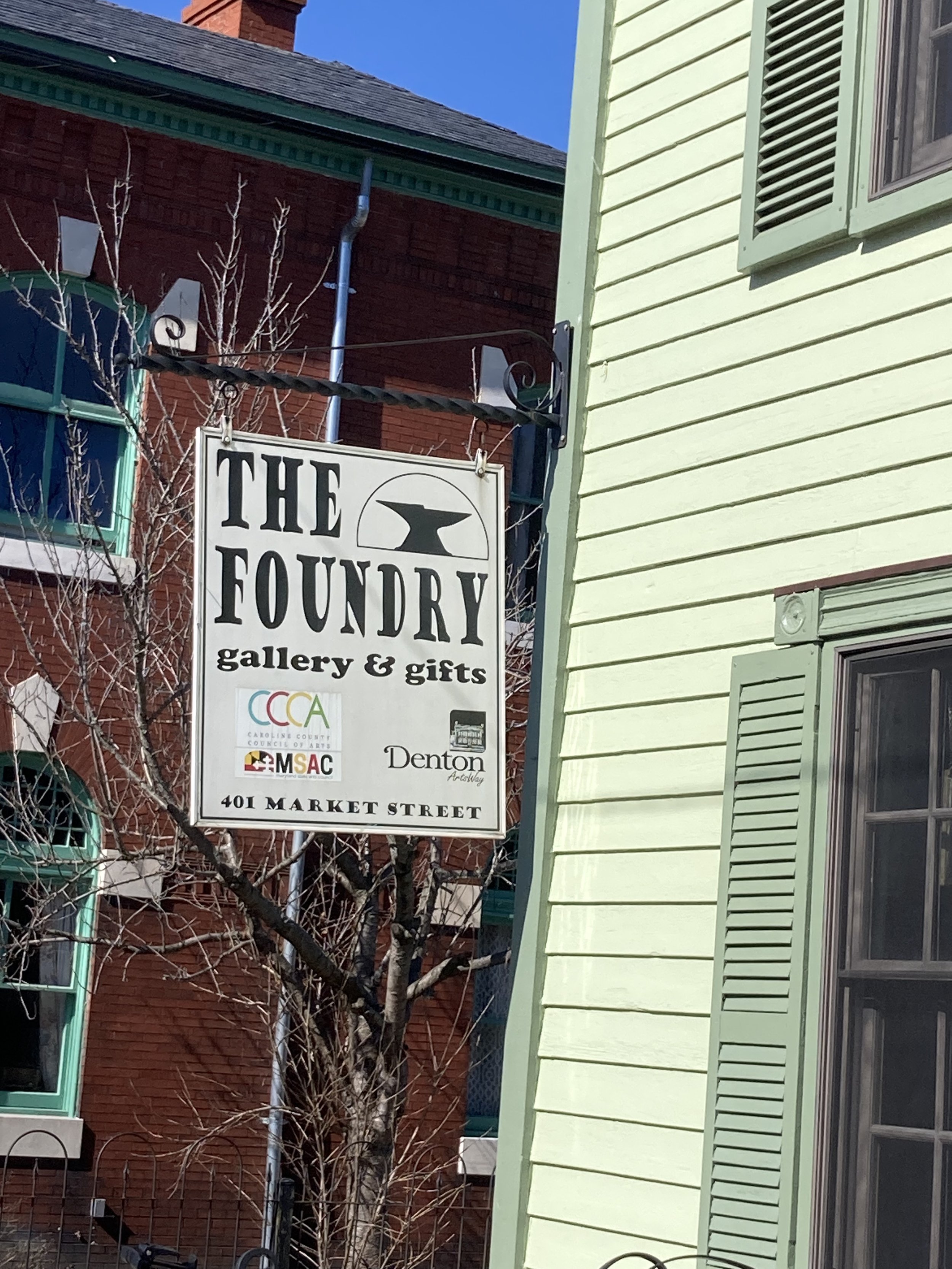 The Foundry Art Gallery in Denton, Md.