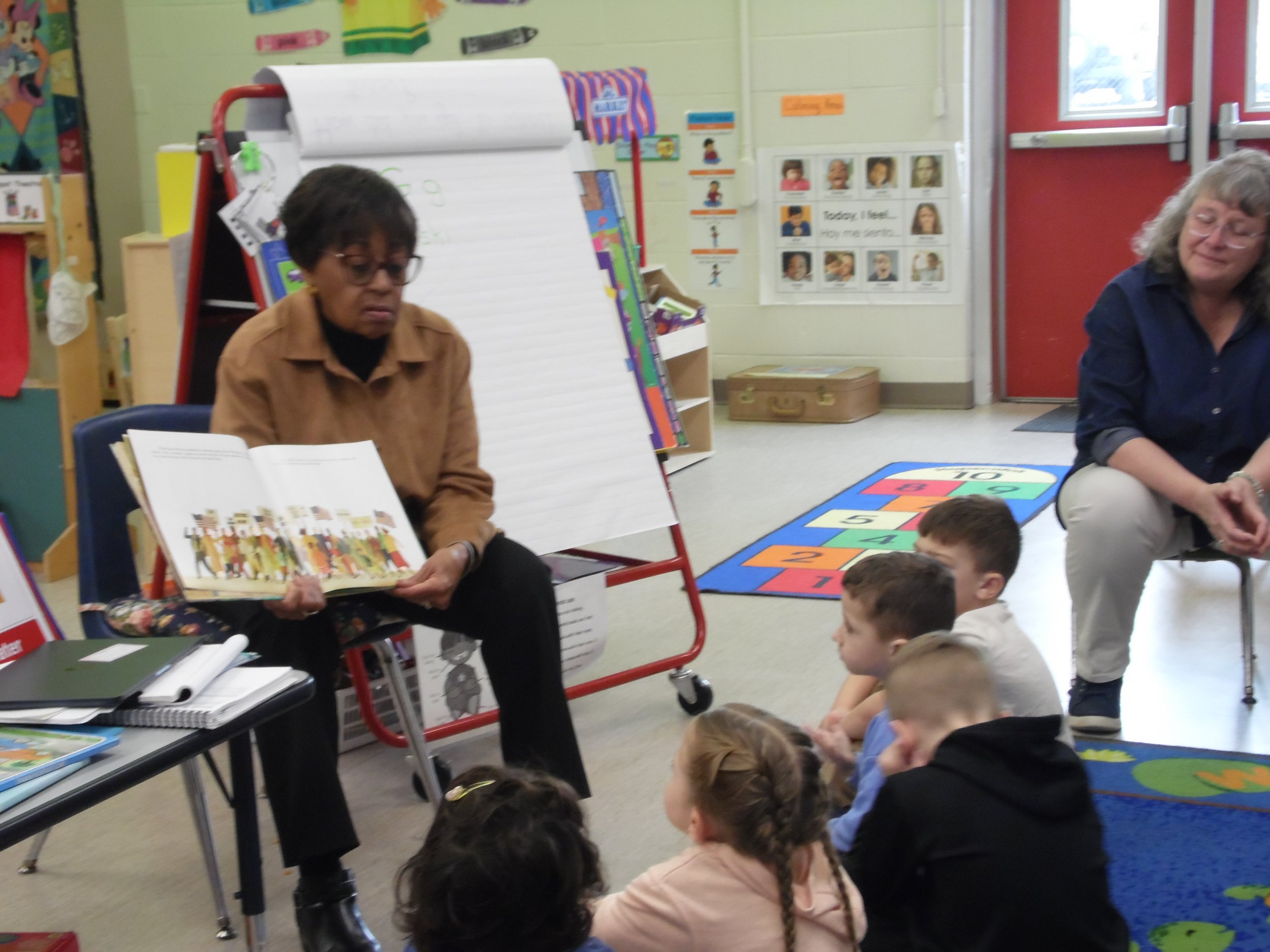 BHM Rock Hall Elementary School, Rock Hall Md. Airlee R. Johnson reading to Pre-K, Thursday, Feb. 26, 2026