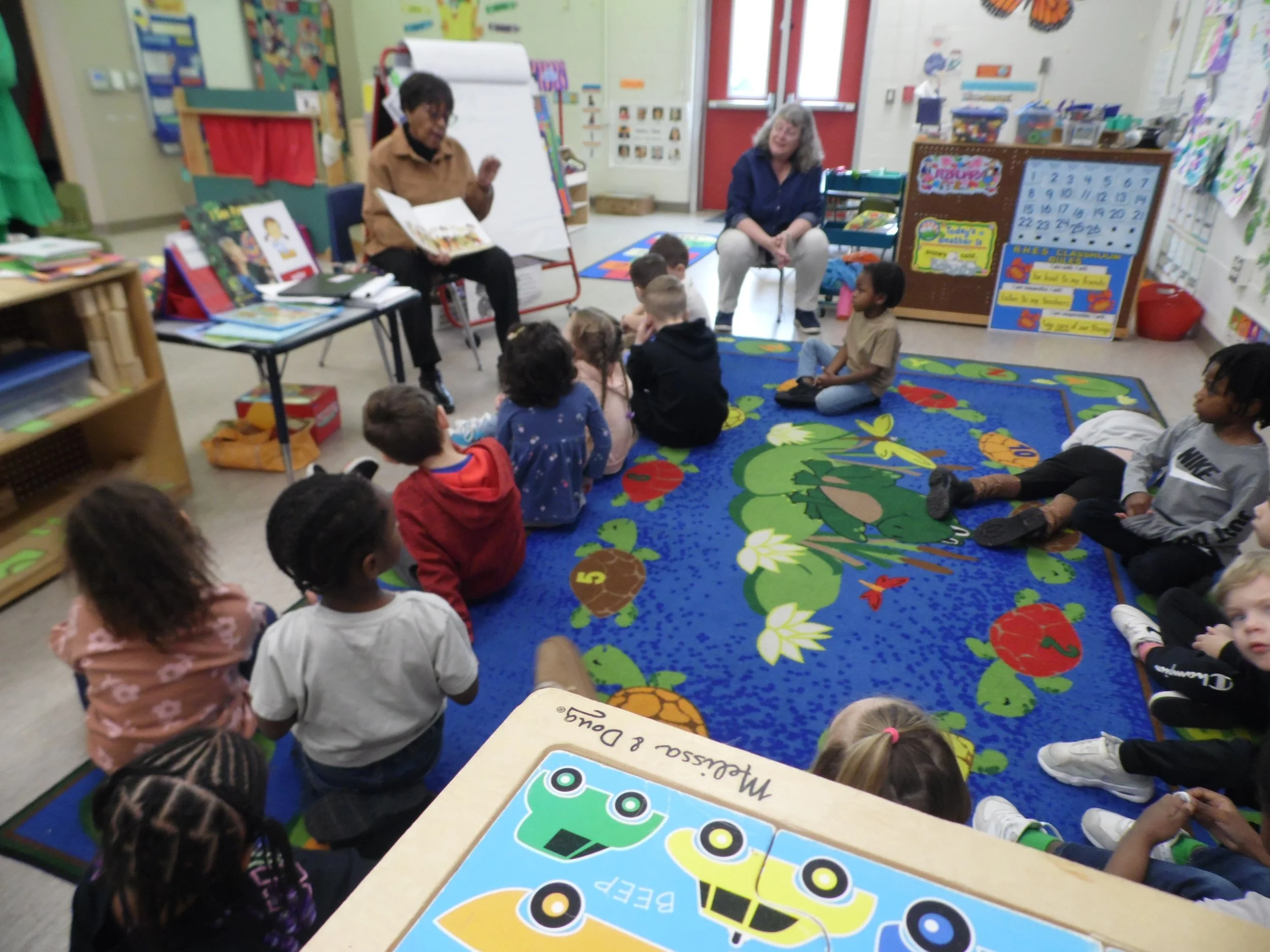 BHM Rock Hall Elementary School, Rock Hall Md. Airlee R. Johnson reading to Pre-K, Thursday, Feb. 26, 2026