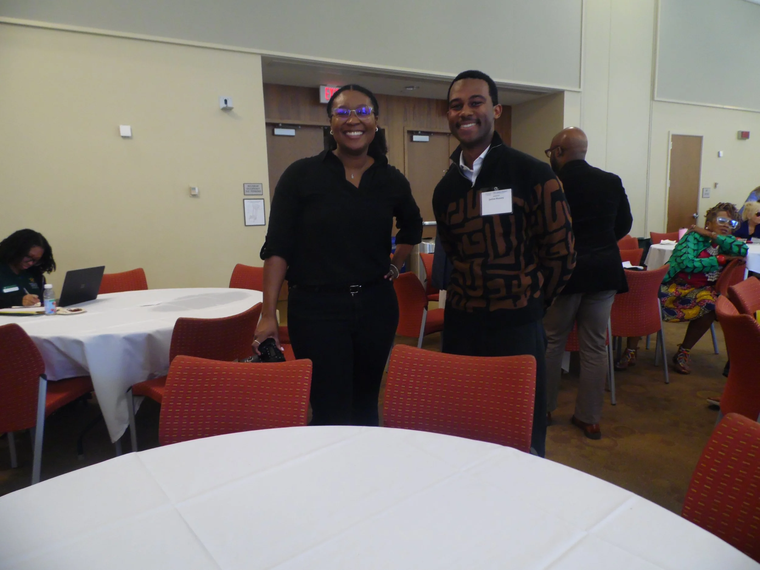 16th Annual Lemon Project Spring Symposium William & Mary School of Education Wmsburg Va.  Jaelon and Photographer, Friday, March 20, 2026