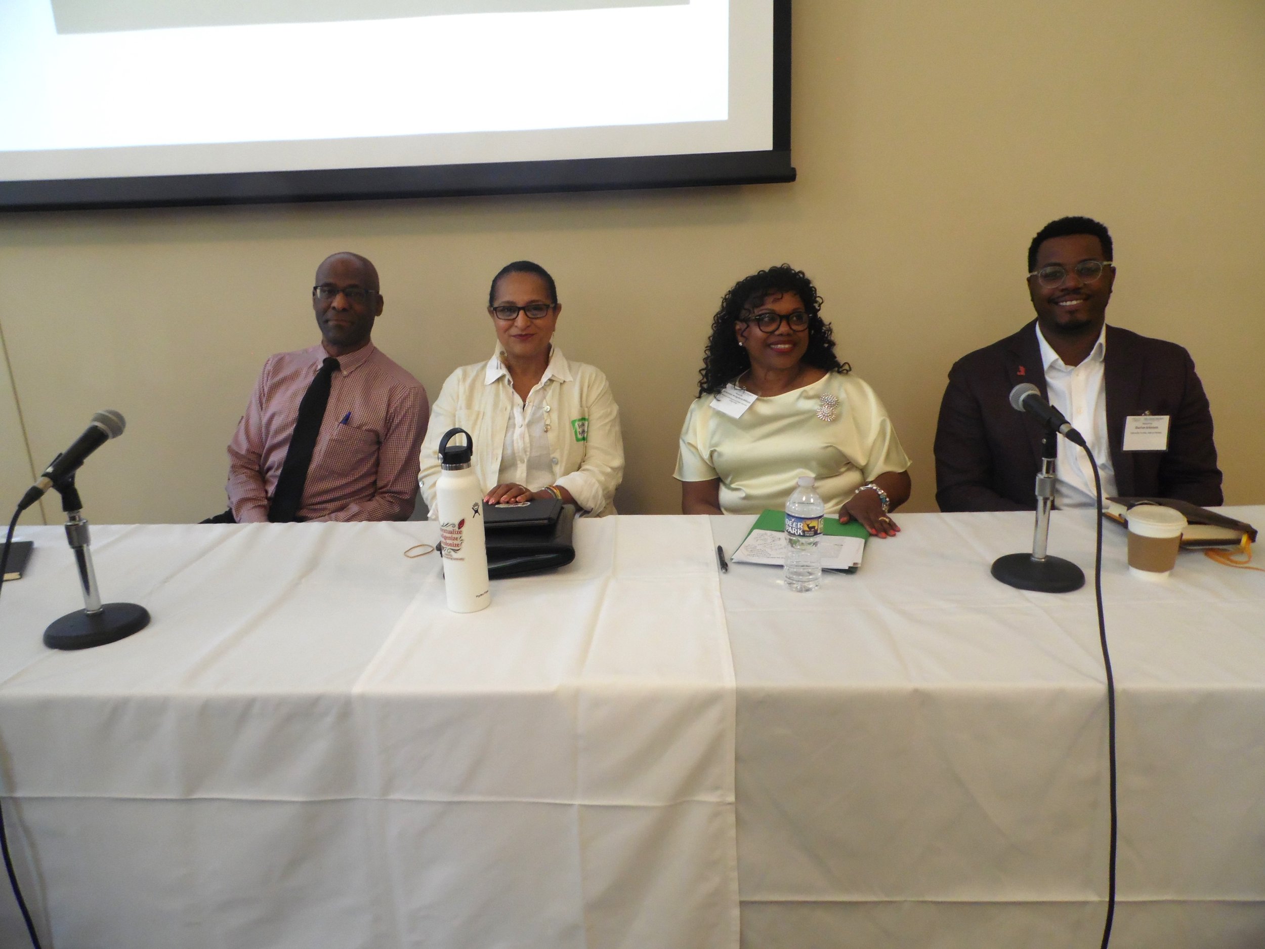 16th Annual Lemon Project Spring Symposium William & Mary School of Education Wmsburg Va. Plenary Panel, Brian Palmer, Vanessa Adams-Harris, Jacqueline Bridgeforth-Williams, Darius Johnson Saturday, March 21, 2026