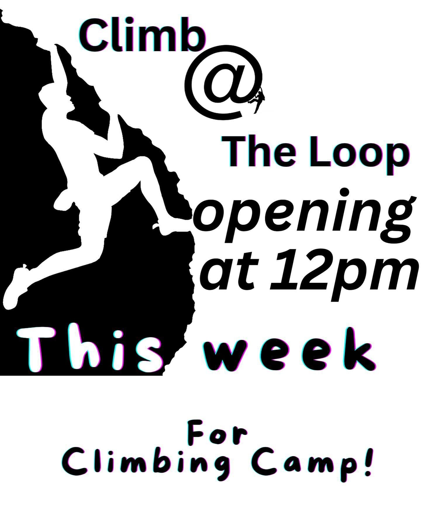 Climbing camp is underway! 

We will be getting stronger at camp March 25(today)- March 28th. Our normal hours will resume Friday! 

#climb #climbwisconsin #wisconsinbouldering #lakegenevawisconsin #racinewisconsin #burlington #burlingtonwi #theloop
