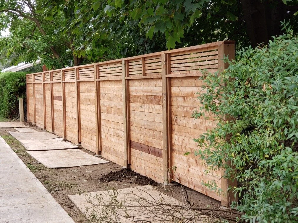 The final product: a beautiful fence created just for you.