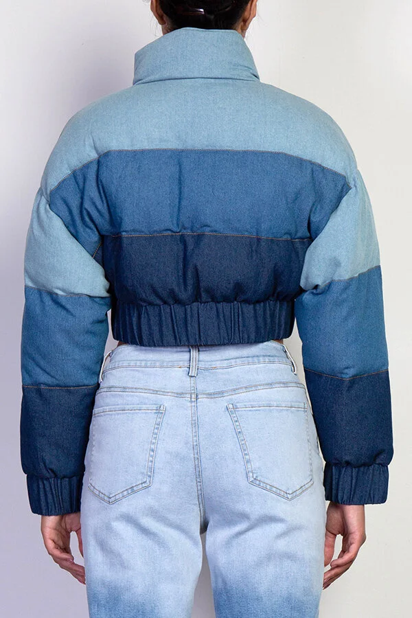 jean puffer jacket