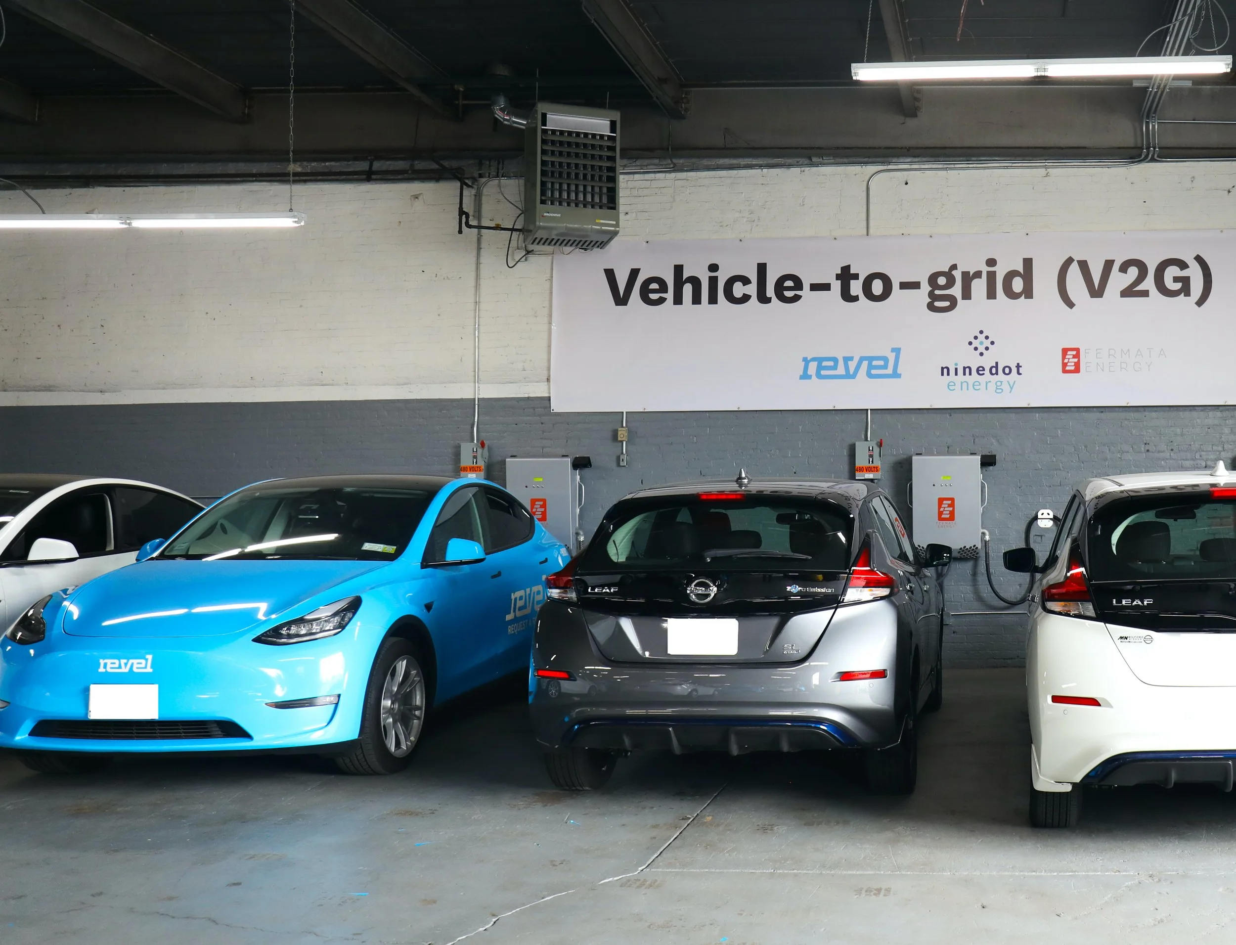 Revel, Fermata Energy, NineDot Energy Launch First V2G System on NYC's Grid  — Fermata Energy
