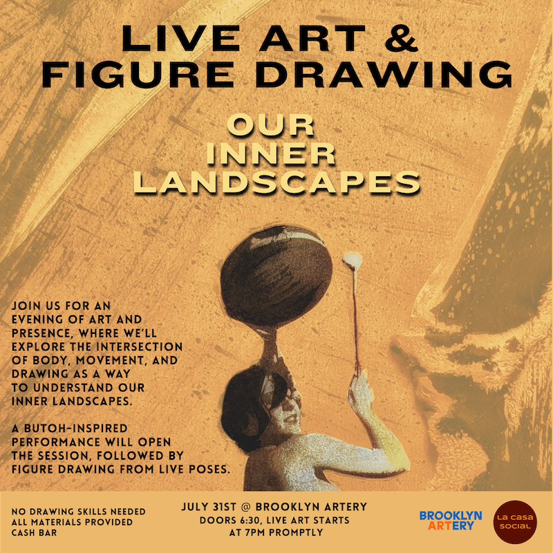Live Art & Figure Drawing Session: Our inner landscapes