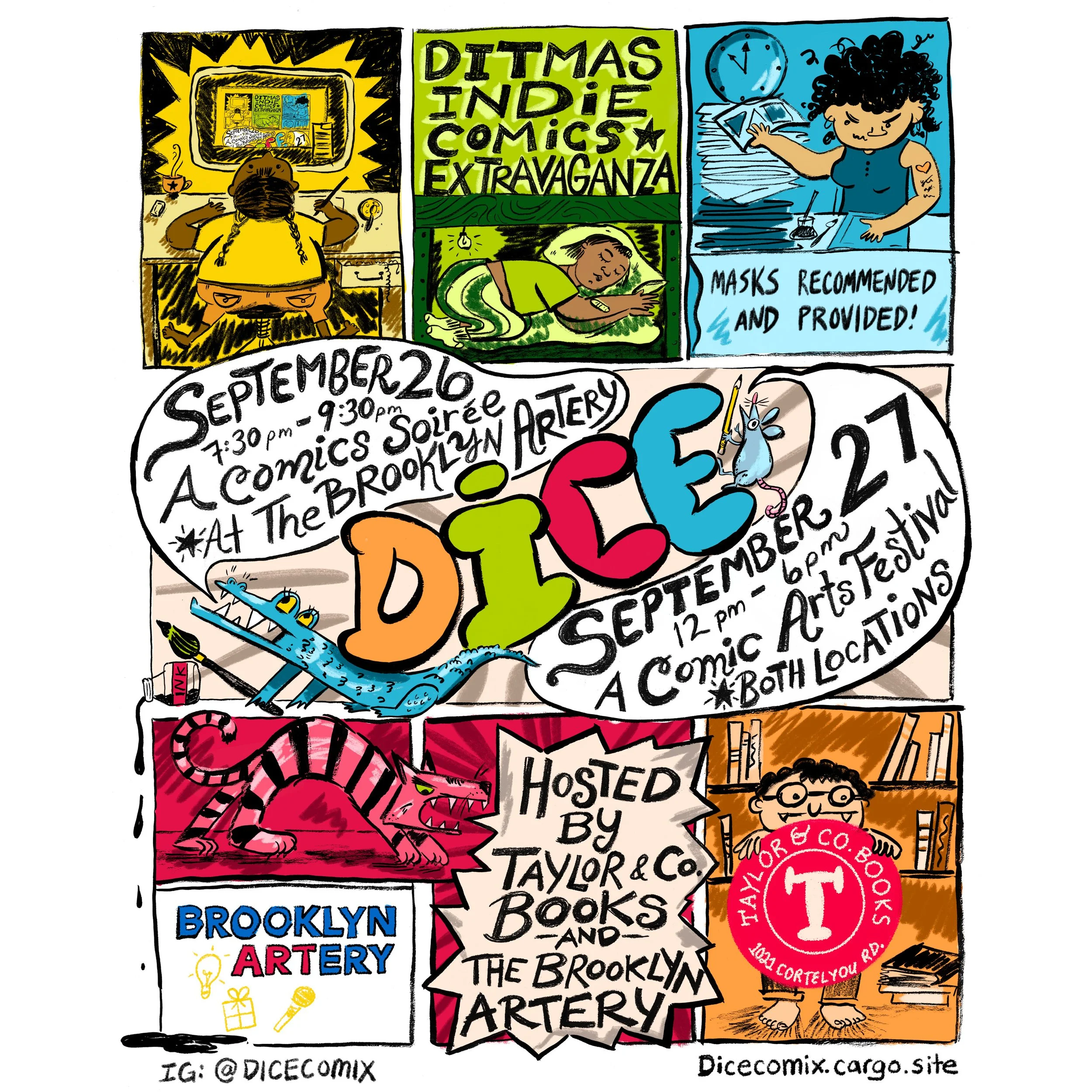 DICE - Ditmas Indie Comics Extravaganza