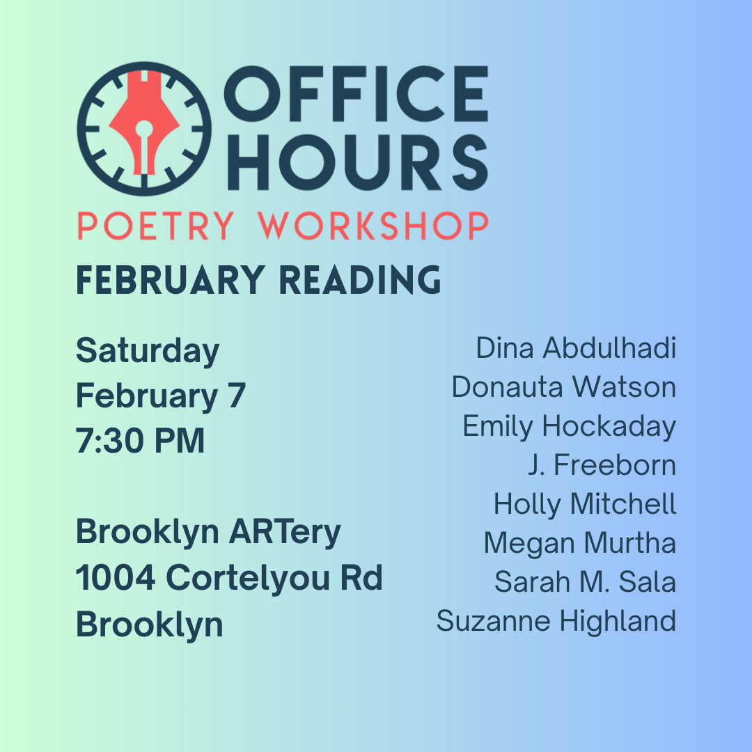Office Hours Poetry Reading