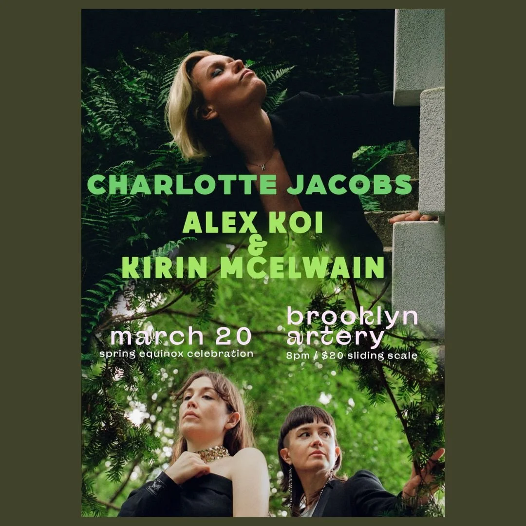 Live Music: Charlotte Jacobs & Duo Alex Koi & Kirin McElwain