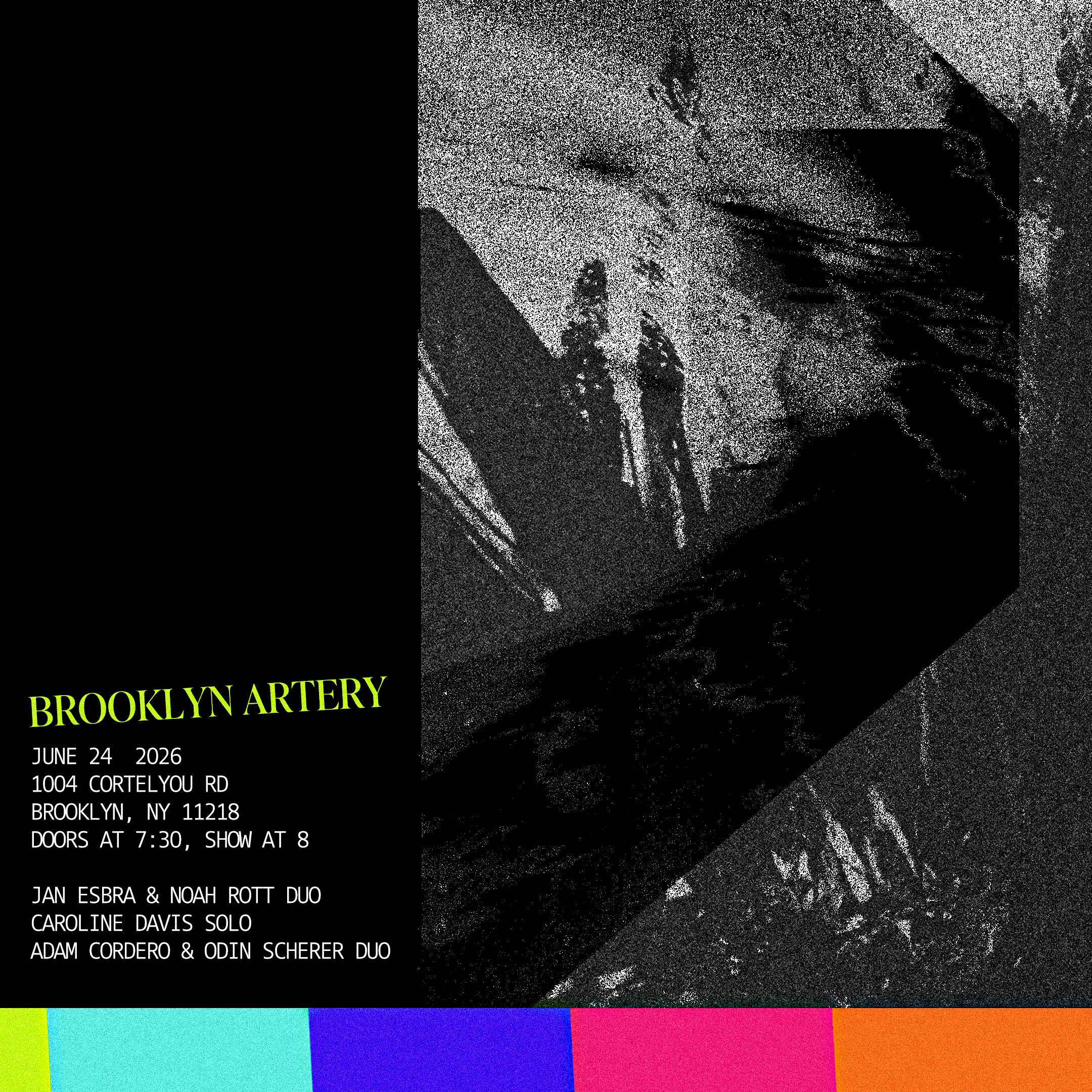 Live Music: Jan Esbra &amp; Noah Rott, Caroline Davis, Adam Cordero &amp; Odin Scherer