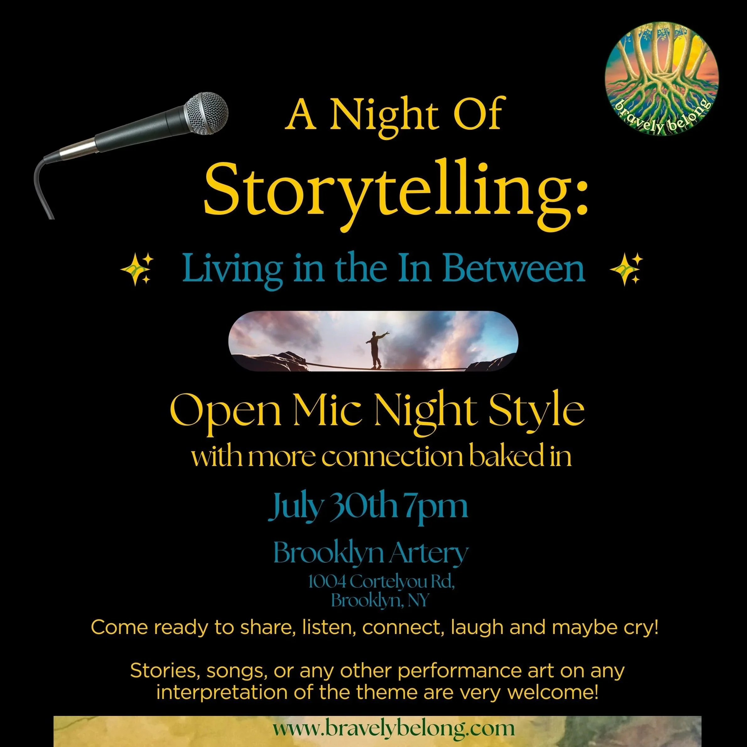 Open Mic Night: Stories of Living in the In-Between