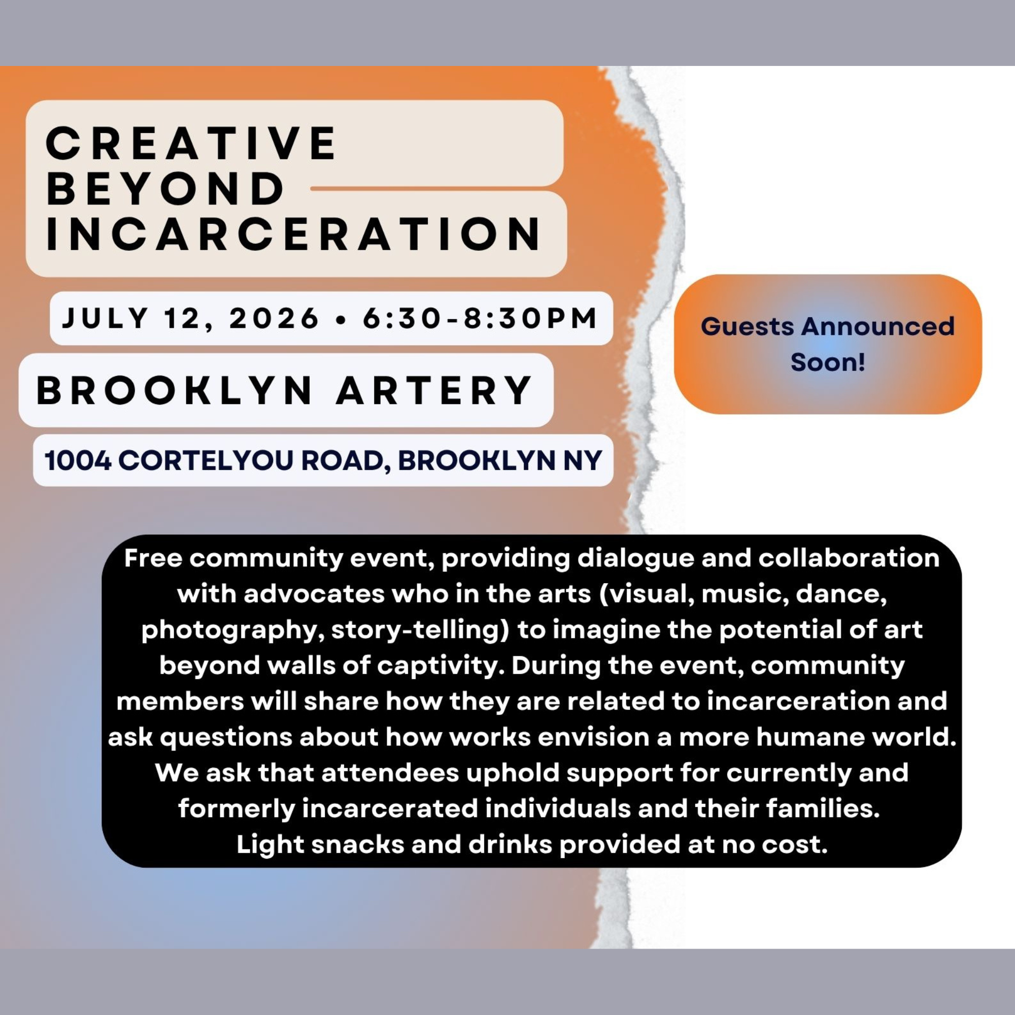 Creatives Beyond Incarceration