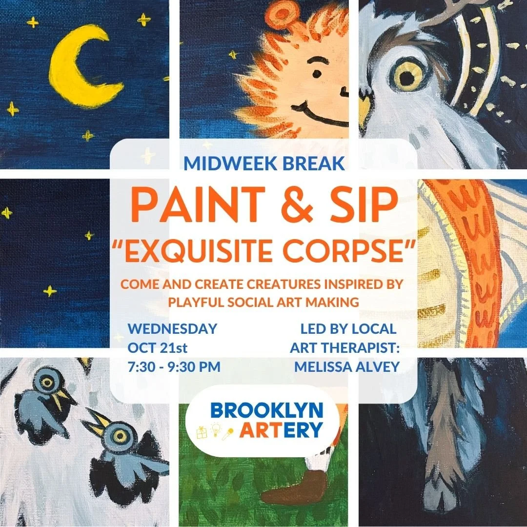 Paint & Sip: Exquisite Corpse