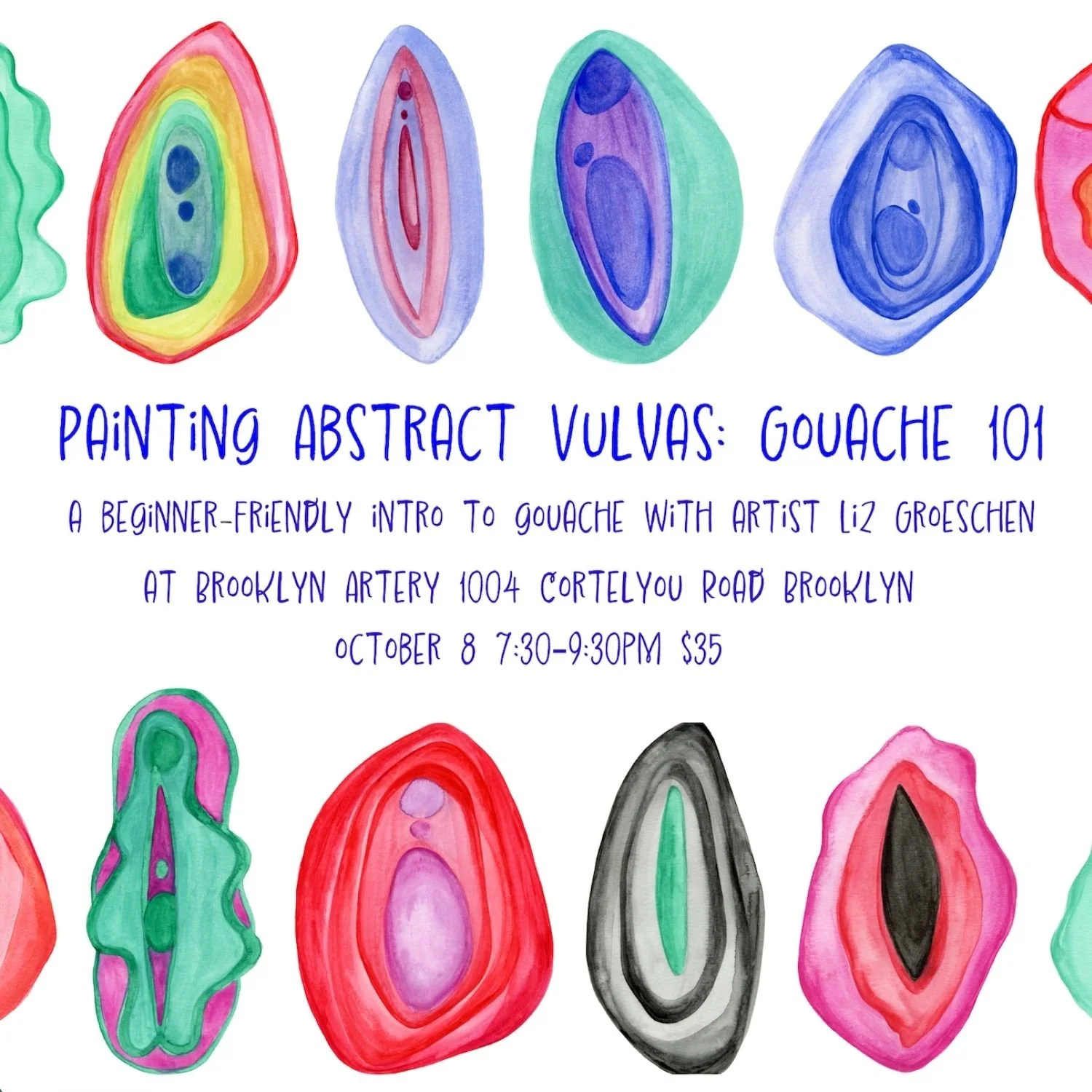 Beginner-friendly Gouache 101 Class