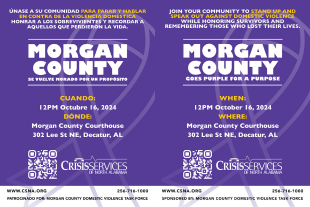 Morgan County Goes Purple for a Purpose