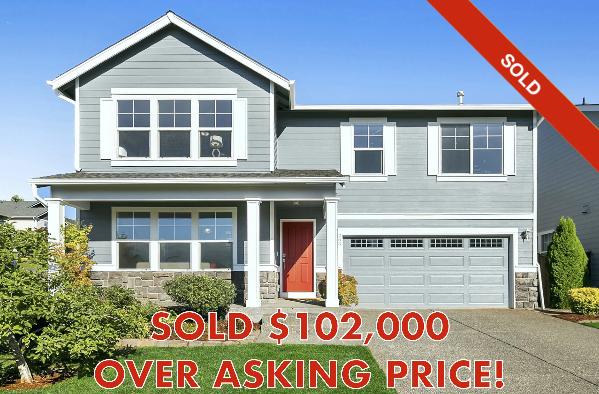 3,000 SqFt  |  4 Bed  |  2.5 Baths  |  Sold: $900K