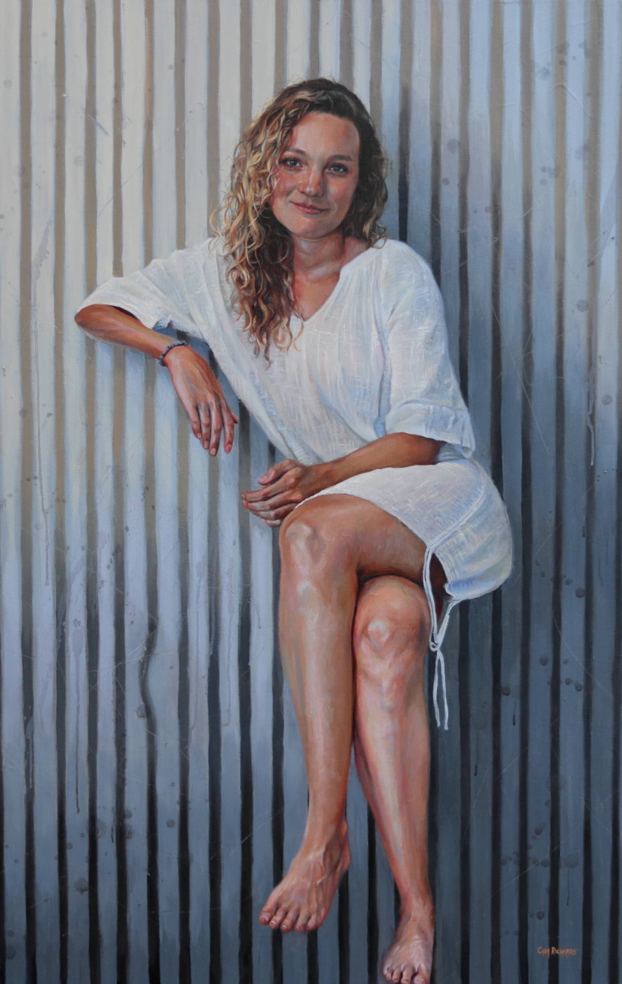 "Sarah"//oil on canvas// by 3rd Edition Winner, Cameron Richards
