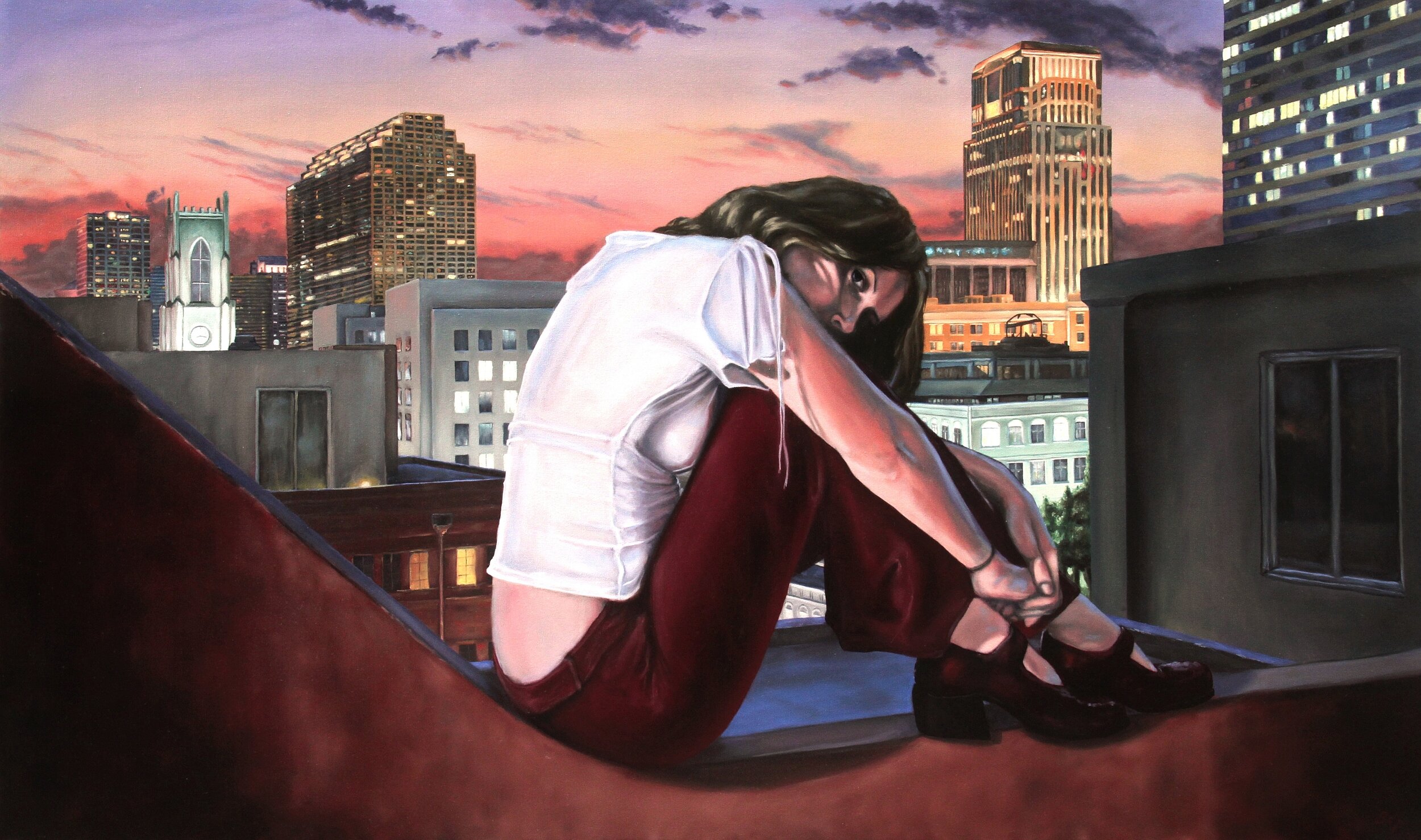 "City's Child" //Oil on canvas// by 2nd Edition Finalist, Benji Palus