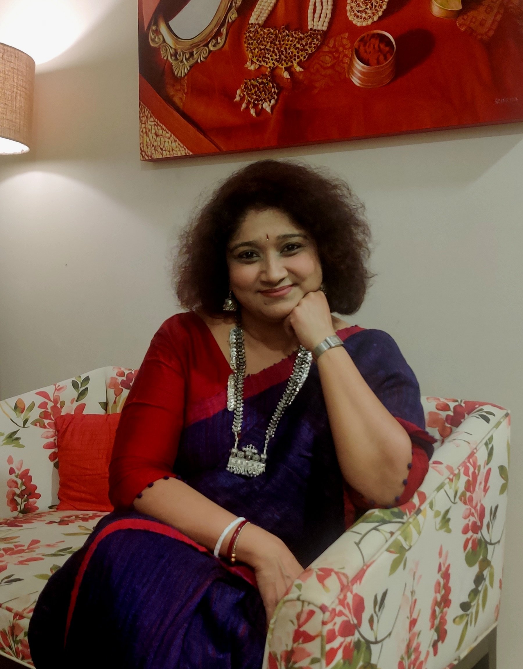 Artist Sripriya Mozumdar