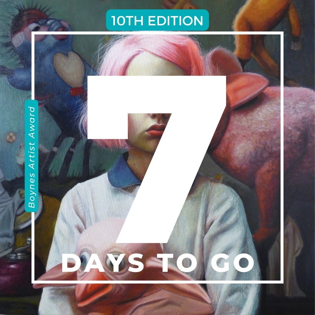 🚨 Only 7 DAYS left until the deadline for the Boynes Artist Award 10th Edition! 🎨 ⁠
Prizes : $3000 cash, residency opportunities, advertising package, publication &amp; more⁠
Eligibility : International⁠
Mediums: Painting, Drawing, Photography, Scu
