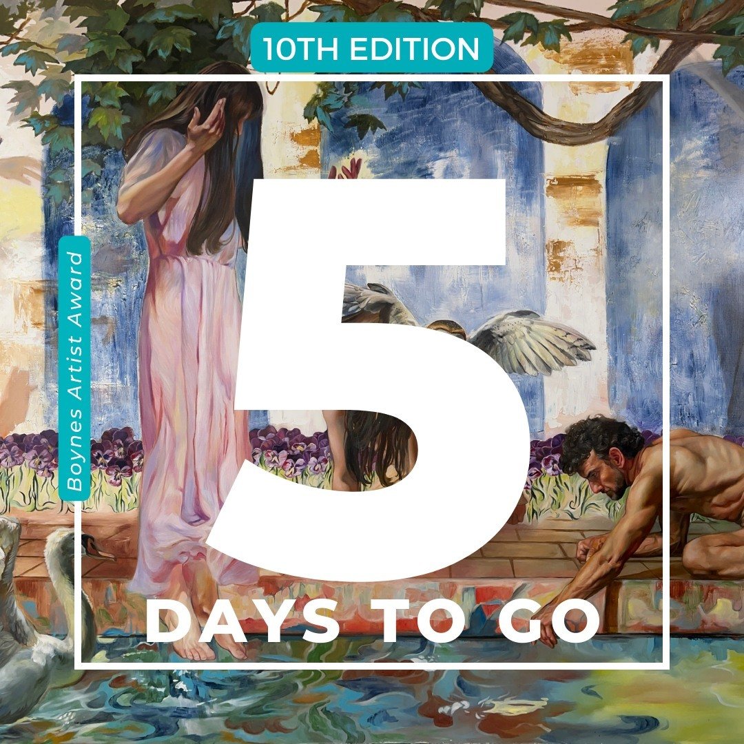🎨 Calling all artists! 🌟 The 10th Edition of the Boynes Artist Award closes in just 5 days! ✨ ⁠
⁠
Prizes : $3000 USD cash, residencies, advertising package, publication⁠
Eligibility : International⁠
Medium : Painting, Drawing, Photography, Mixed Me