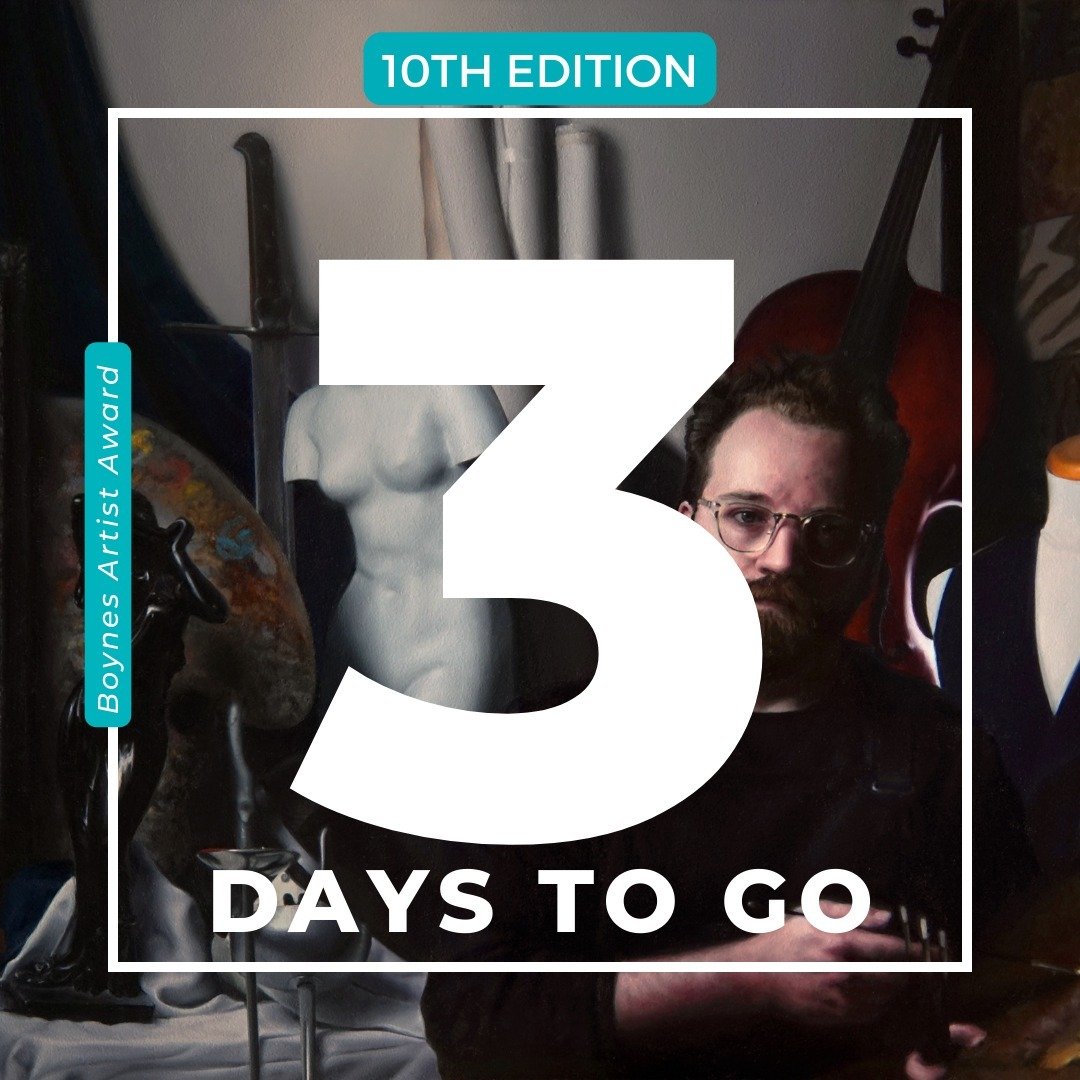 🚨 Only 3 DAYS left until the Boynes Artist Award 10th Edition deadline! 🎨 Don't miss out on your chance to win $3000 cash, residency opportunities, an advertising package, publication, and more! Open to international artists. Submit your artwork no
