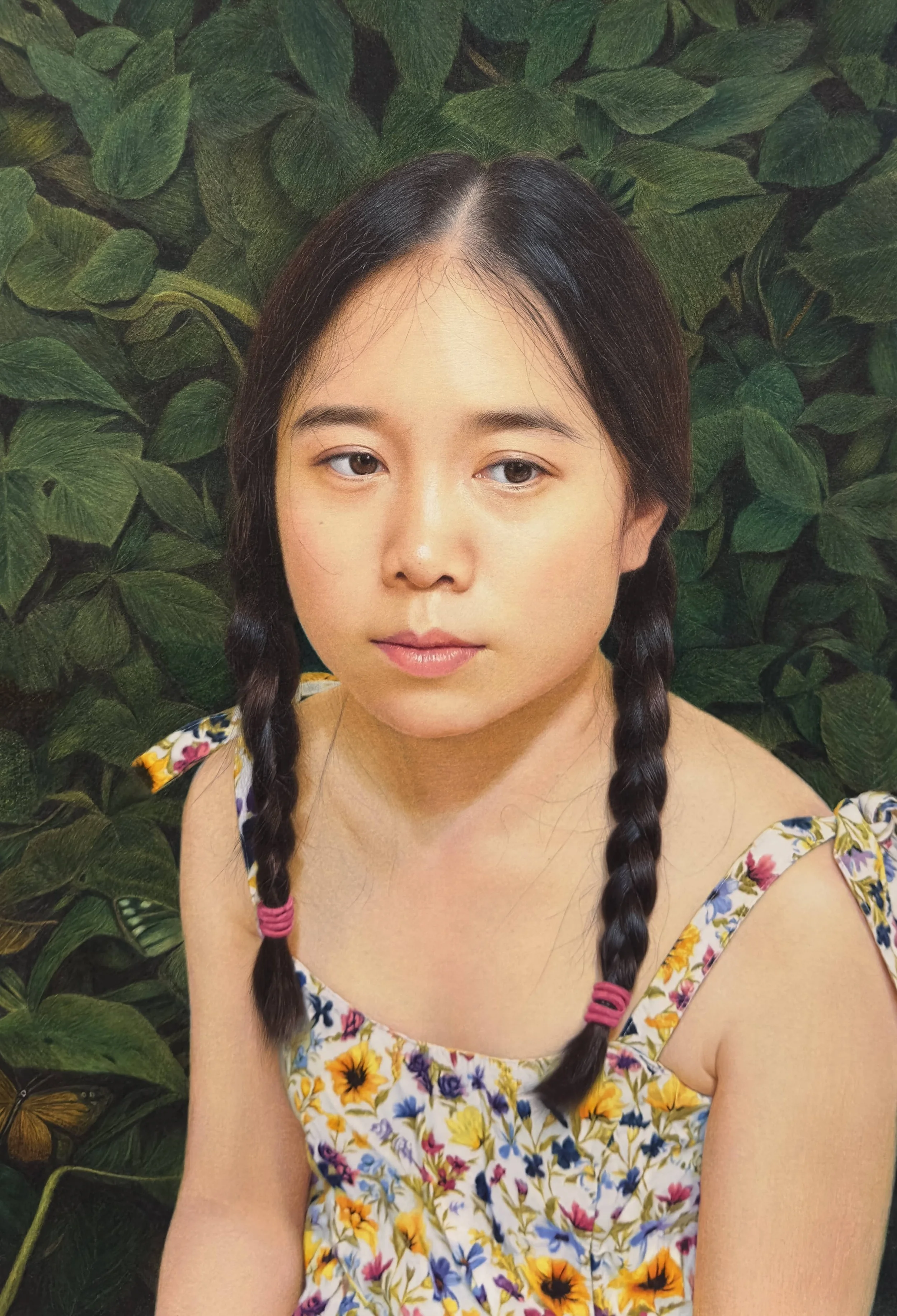 鉛筆画 ポートレート yingyong Xiong Yanteng: Realism With Color Pencil — Boynes Artist Award