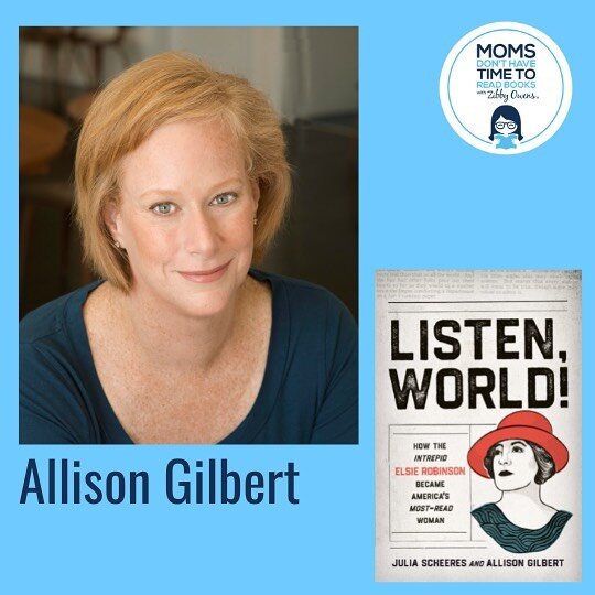 ✨ I&rsquo;m thrilled to be guest-hosting episodes of @momsdonthavetimetoreadbooks (thank you @zibbyowens!) this season and I hope you&rsquo;ll listen to my first interview as I talk with author Allison Gilbert about her latest book, Listen, World!, w