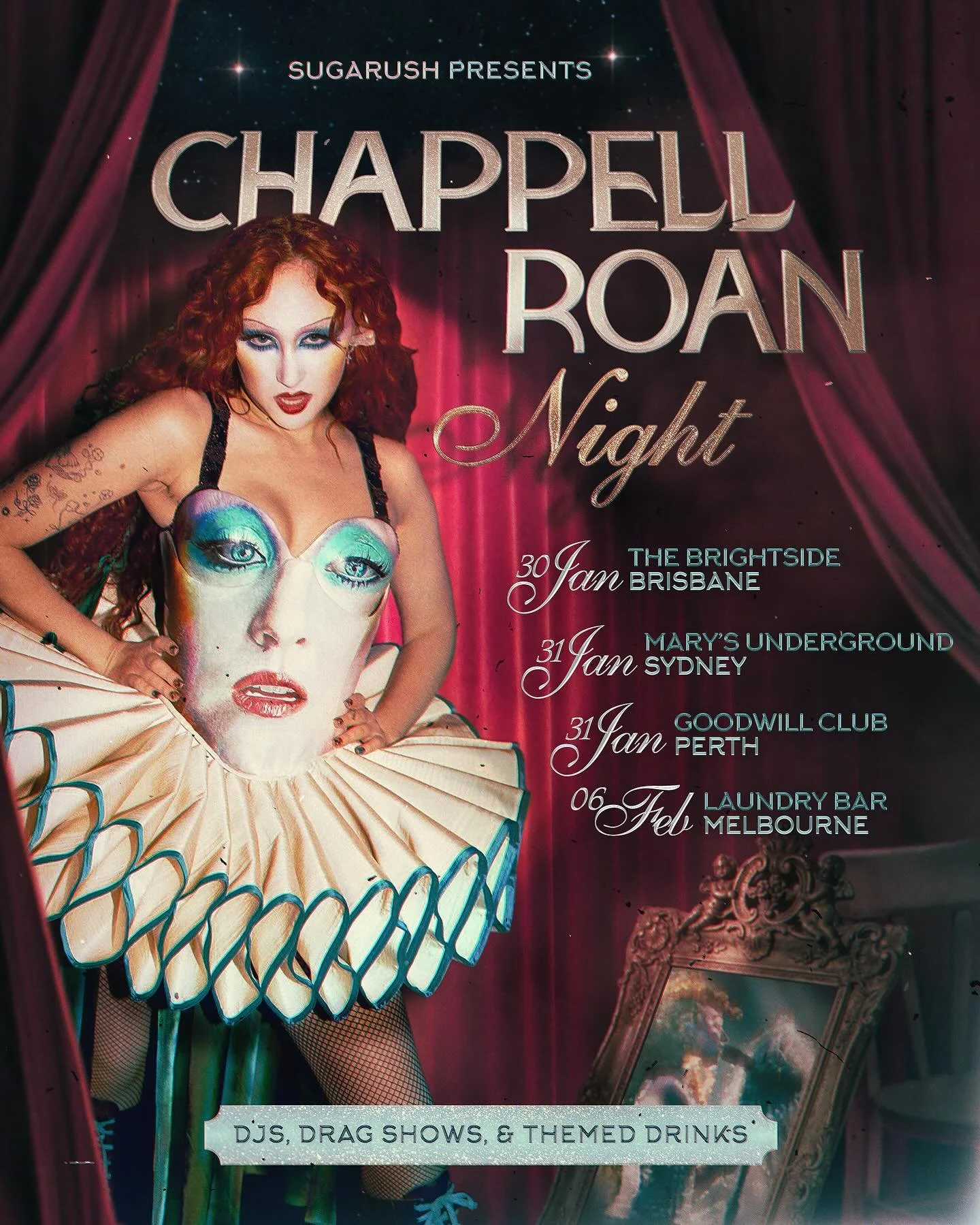 Can you believe it?! Chappell Roan is gracing our shores in a few short weeks!

We love miss Chappell so much, so naturally, we&rsquo;ve got the pre-party covered! ⋆ ˚｡⋆୨୧˚

Expect a night of queer pop bangers, themed drinks and drag shows for all ou