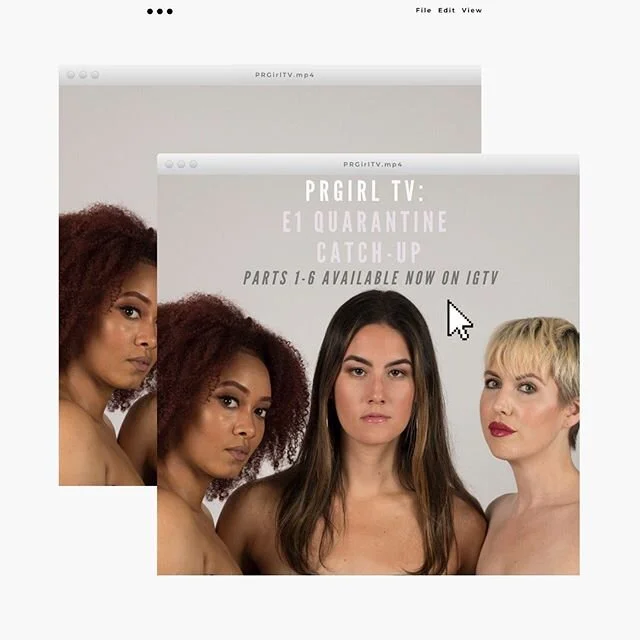 If you haven&rsquo;t watched our new IGTV series yet, what are you waiting for?? Parts 1-6 of the PRGirl TV Quarantine Catch- Up are available to watch now 💋✨