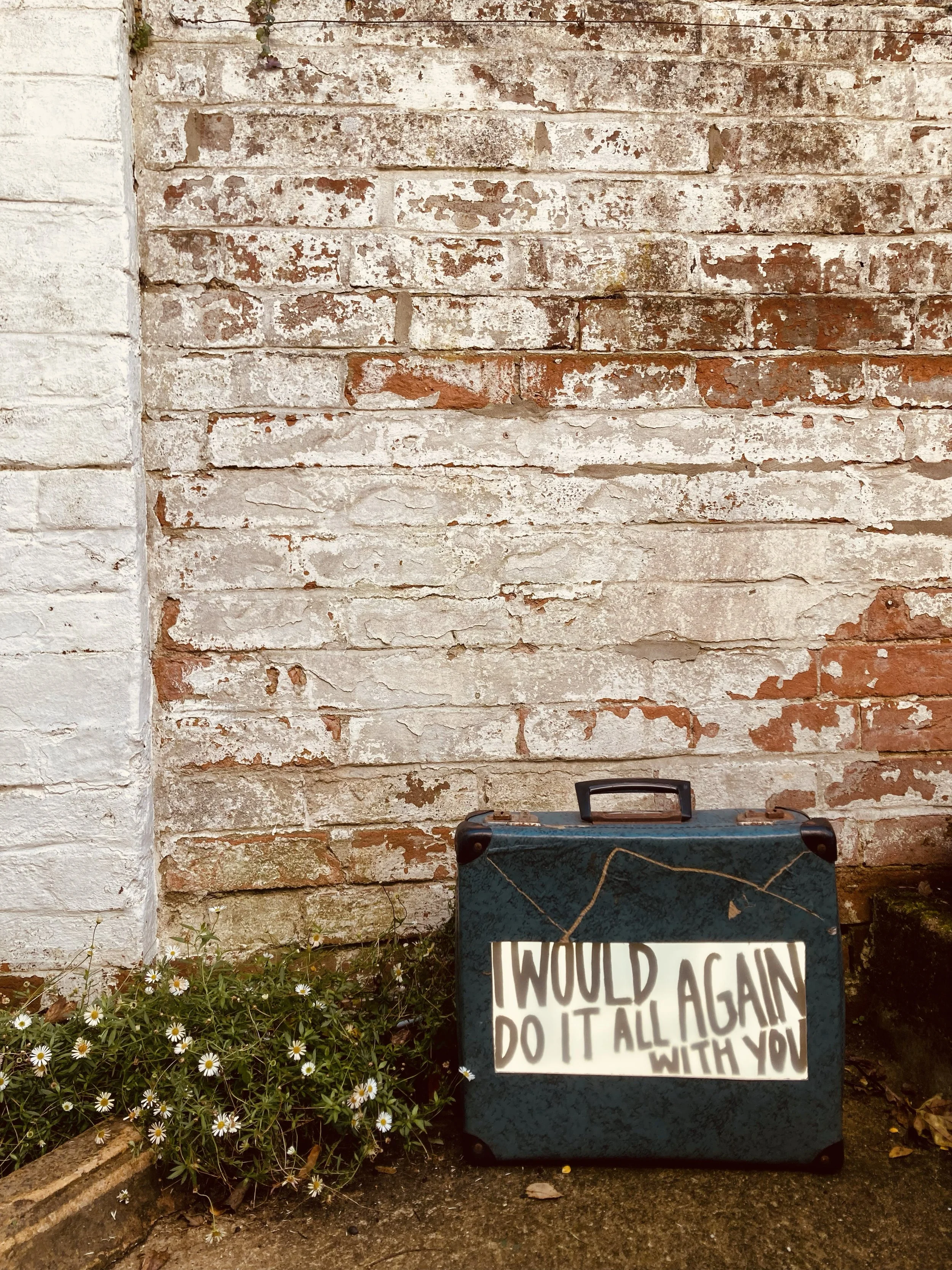 Travelling Light suitcase