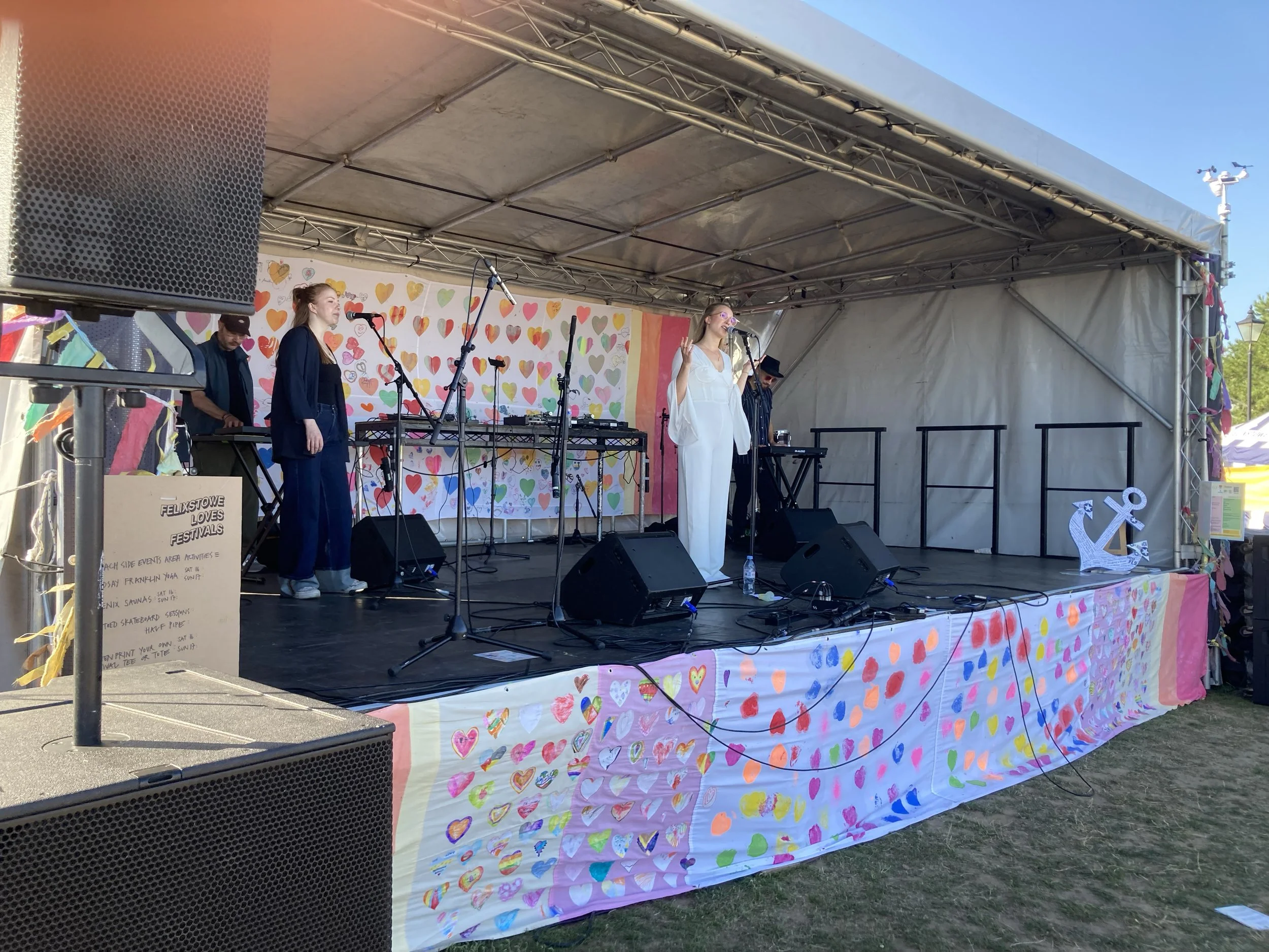 Felixstowe Love's Wall of Hearts & Heart Art Trail