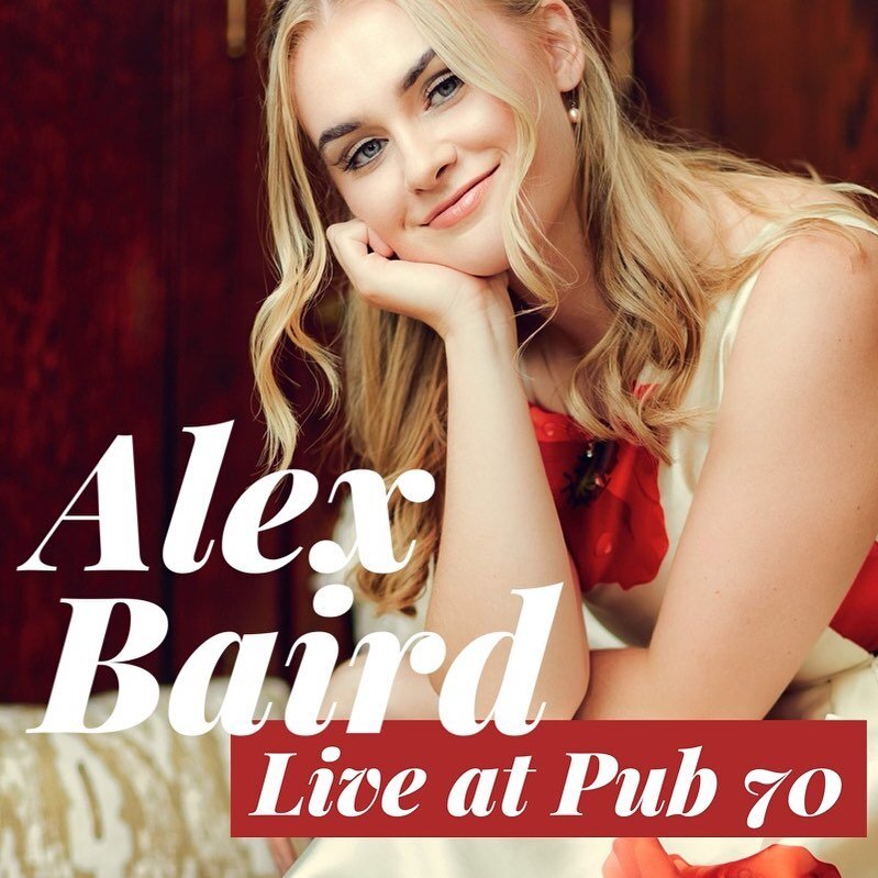Some last minute changes to our live music lineup this week! 
@alexbairdmusic will be performing on Thursday at 7pm