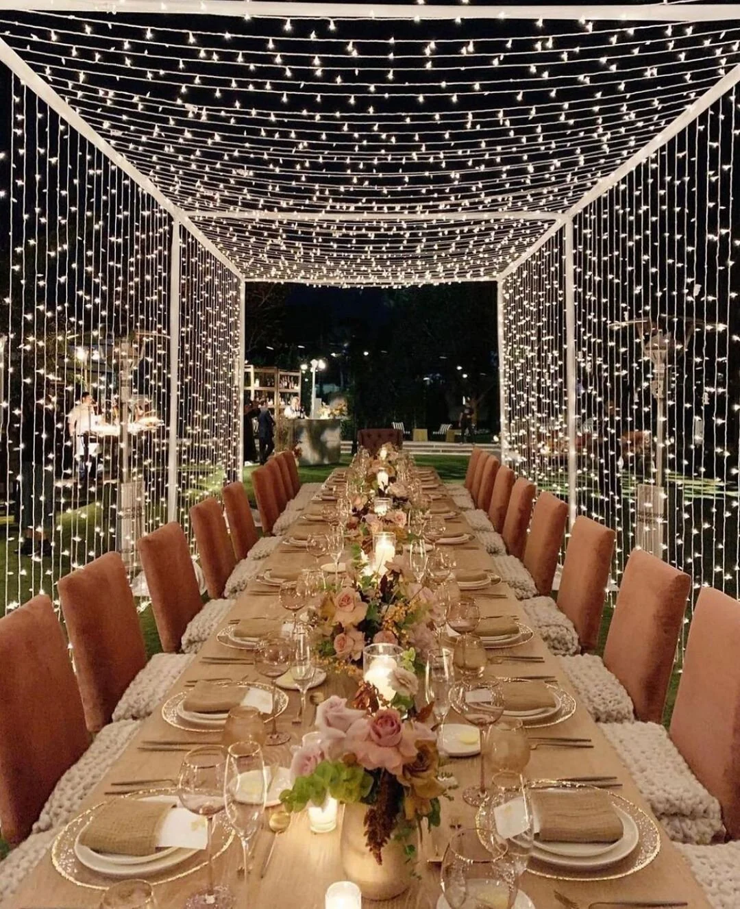 CLIENT PRESS // An at-home wedding can be intimate, special, and meaningful, but it does require some special planning!Today on @bridalguide, our wedding pro clients are sharing the ultimate etiquette guide for planning an at-home wedding.⁣
⁣
Visit the link in our bio for tips from @generationtux @blissonbykatplatt @lisetteocphoto @colettescatering and @michelles_catering!⁣
⁣
⁣
(Planning: @allyouneedisloveevents, Floral Design by @jl_designs, Lighting by @bellavistadesigns)