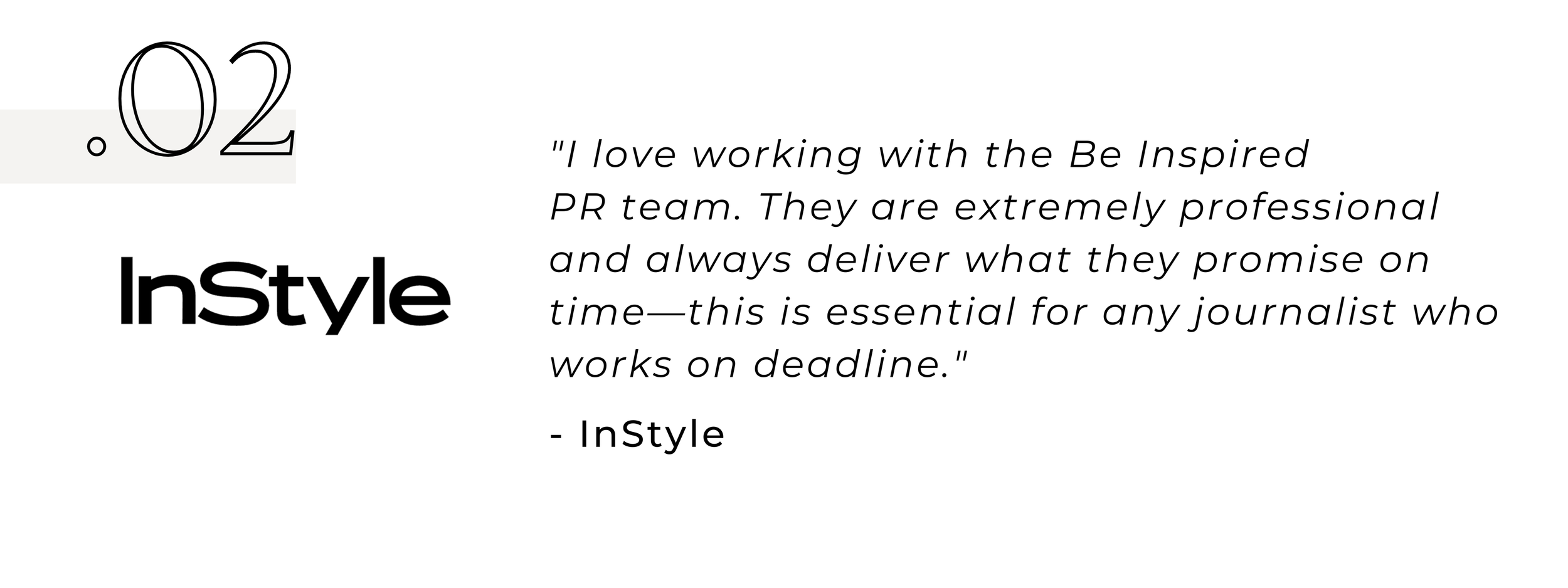Get Featured In InStyle