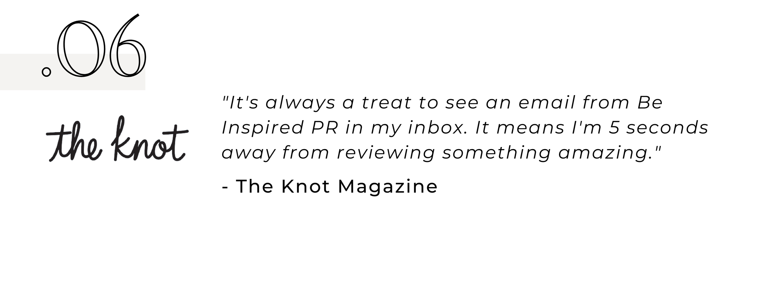 Get Featured In The Knot