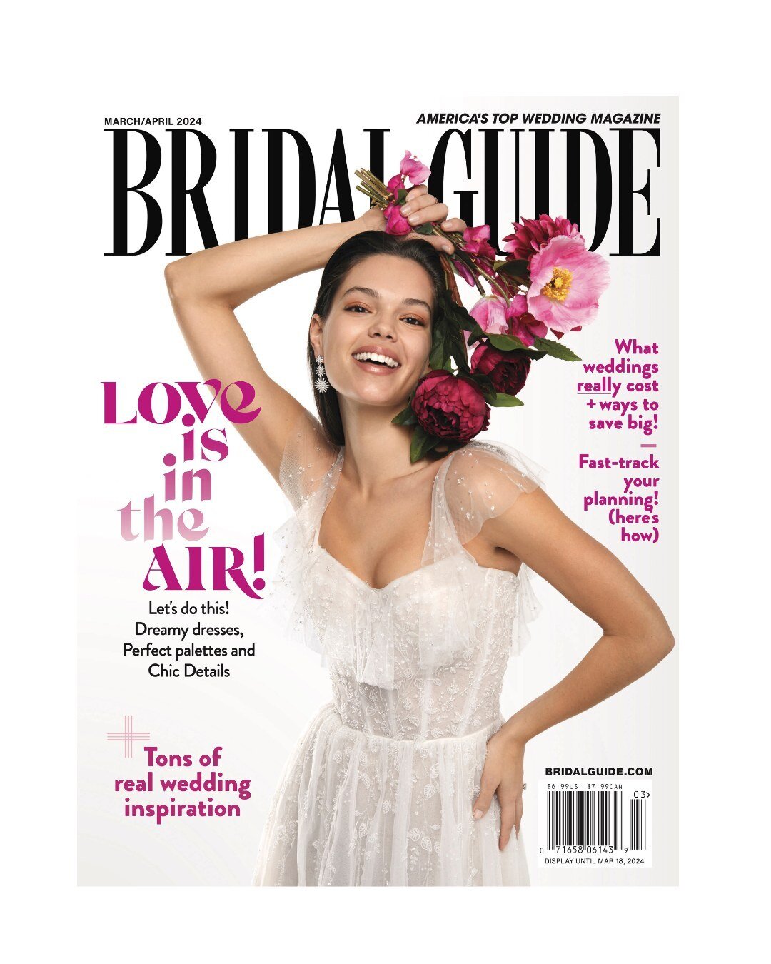 We're thrilled to have placed  @aeevents in the &quot;Planners We Love&quot; spotlight on @bridalguide print 💓 You can see the full March/April 2024 feature on stands now!