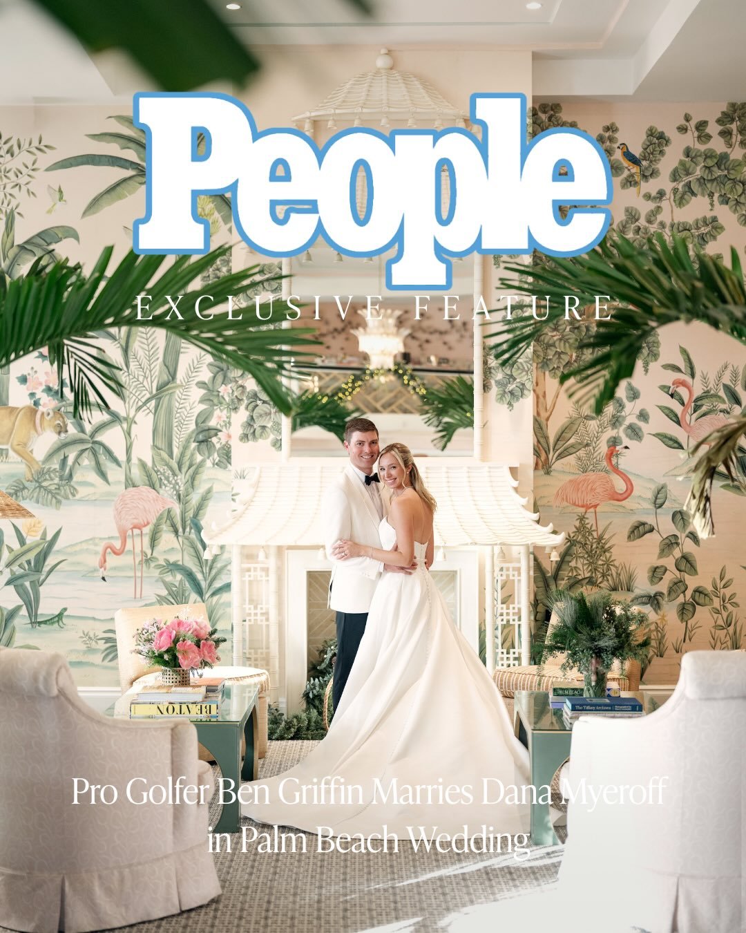 Pro Golfer @bengriffingolf and @danamyeroff have officially tied the knot! 💍

The pair exchanged vows in Palm Beach, with a tropical luxury celebration that followed &mdash; which included wildlife animals, live entertainment and more!

Read the ful