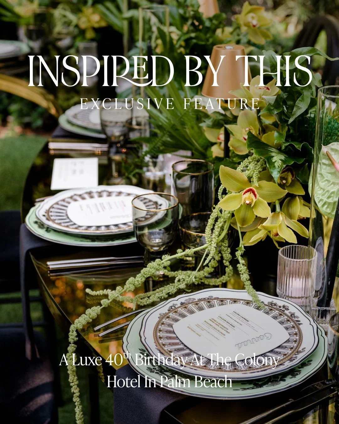 Turning 40 never looked so luxe 🖤 

This milestone celebration was set amidst the East Garden of The Colony Hotel, complete with serpentine tables and layered details to set the tone for a memorable evening.

See it all, exclusively on @inspiredbyth